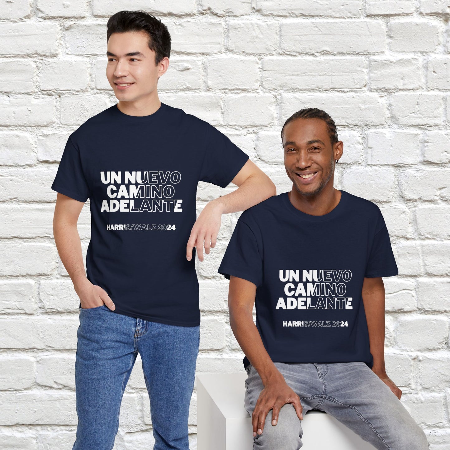 Un Nuevo Camino Adelante Shirt- Harris/Walz 2024 T-Shirt in Spanish-  Democrat Presidential Election Tee