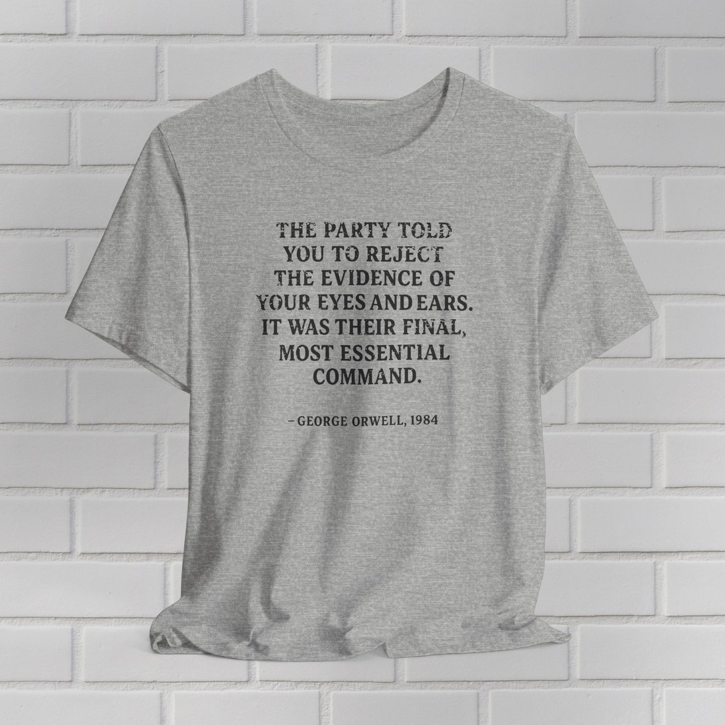 George Orwell 1984 Protest Shirt Social Justice Anti-Trump Resistance Tee Anti-Fascism Ring-Spun Cotton Activist TShirt Express Shipping