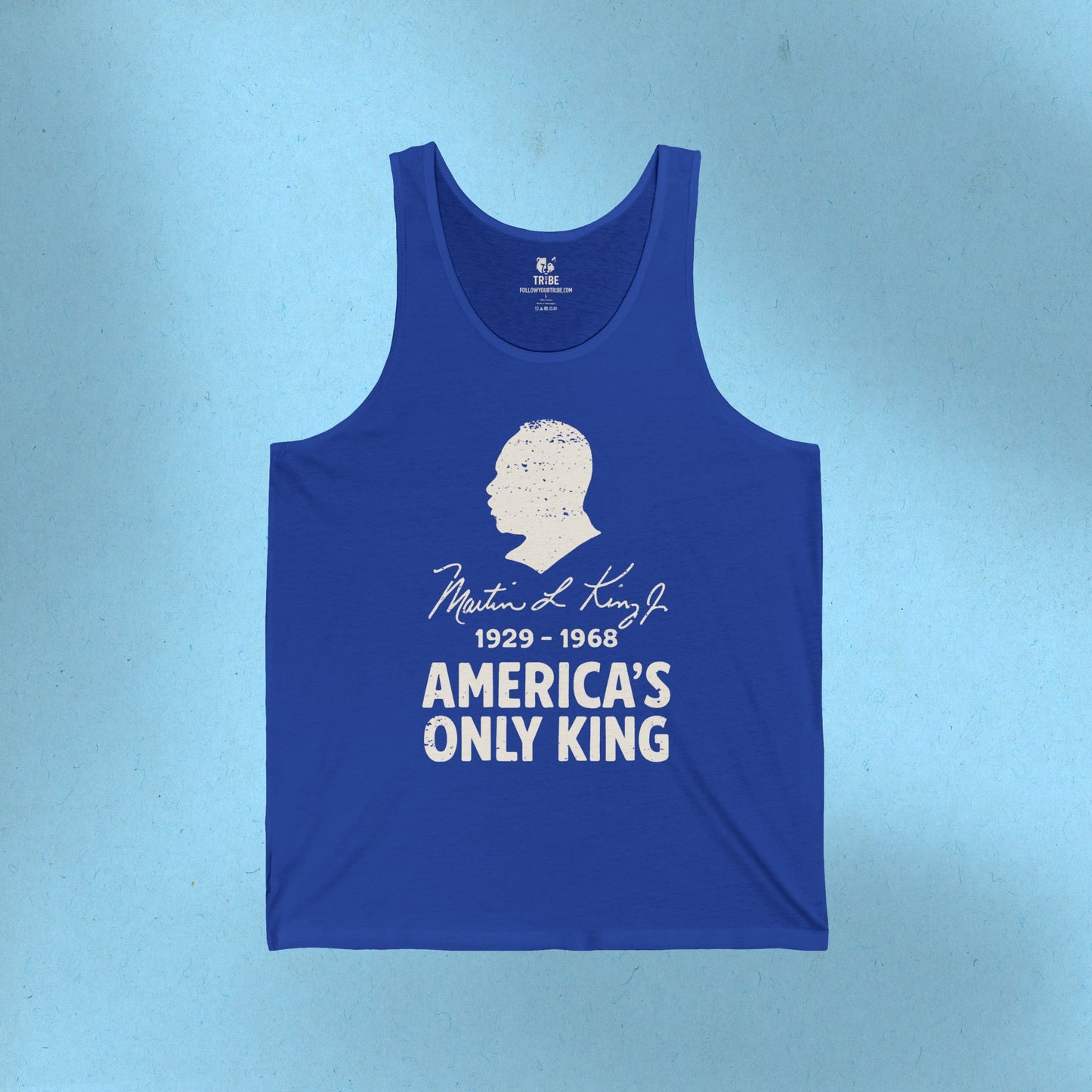 MLK Jr America's Only King Activist Tank Top Social Justice Shirt Protest Anti-Maga Resistance Shirt Anti-Trump Tank Resist Democrat Apparel