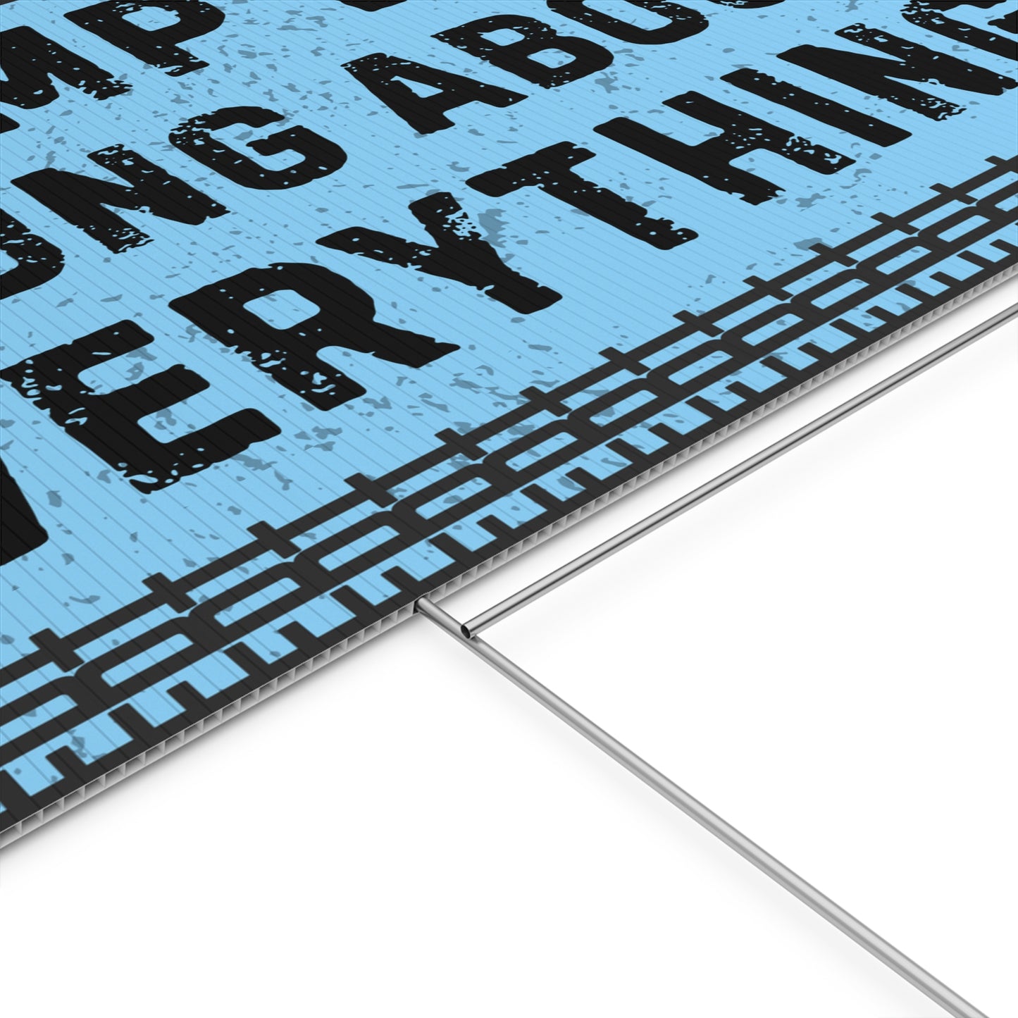 FDT Political Yard Sign Anti Trump Was Wrong About Everything Protest Sign Resistance Political Yard Decor Resist Anti-Fascism Activism Gear