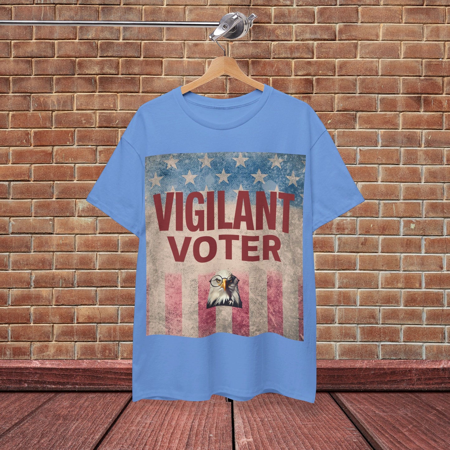 Vigilant Voter Shirt- Vote Blue Save Democracy Tee- Democrat Presidential Election T-Shirt