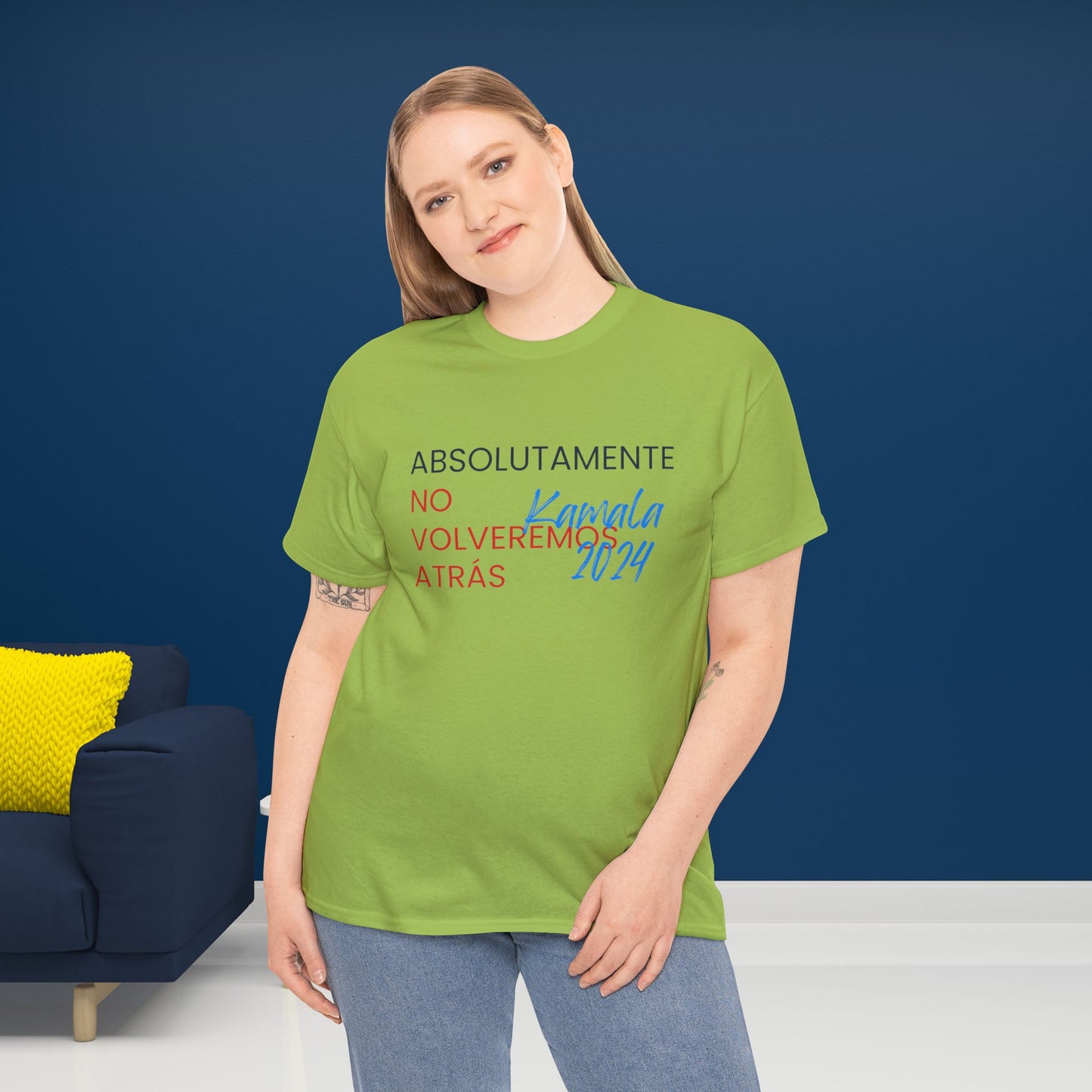 Absolutamente No Volveremos Atrás Shirt- We're Not Going Back en Español Save Democracy Tee-  Democrat Presidential Election T-Shirt