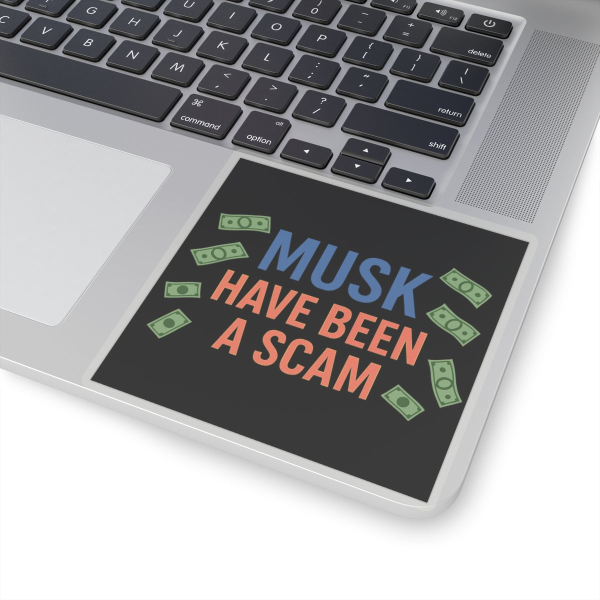 Resist Sticker Elon Musk Have Been A Scam Anti-Trump Merch Political Decal FDT Protest Sticker Activist Anti-Fascism Resistance Decal