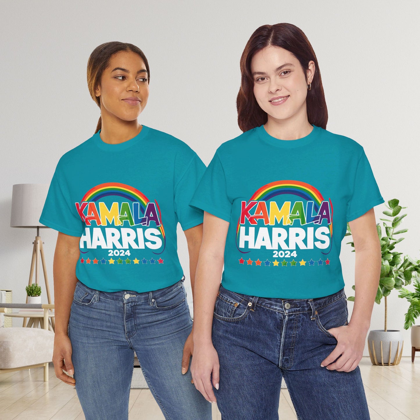 LGBTQ+ for Kamala Shirt- Queers for Kamala Tee-  Democrat Presidential Election T-Shirt