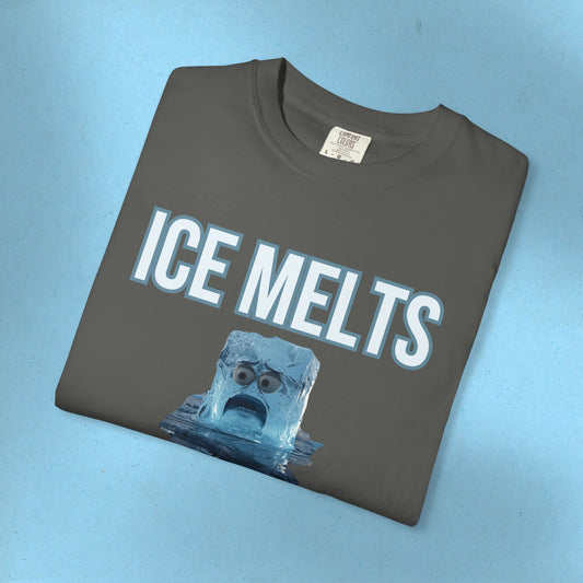 Ice Melts Tee Protest Shirt Foxtrot Delta Tango F*ck Donald Trump Anti-Fascism Abolish Icestapo Comfort Colors Ring-Spun Cotton Tshirt
