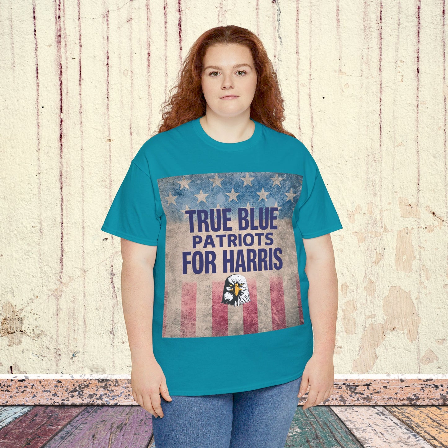 True Blue Patriots for Harris Shirt- Save Democracy Tee- Democrat Presidential Election T-Shirt