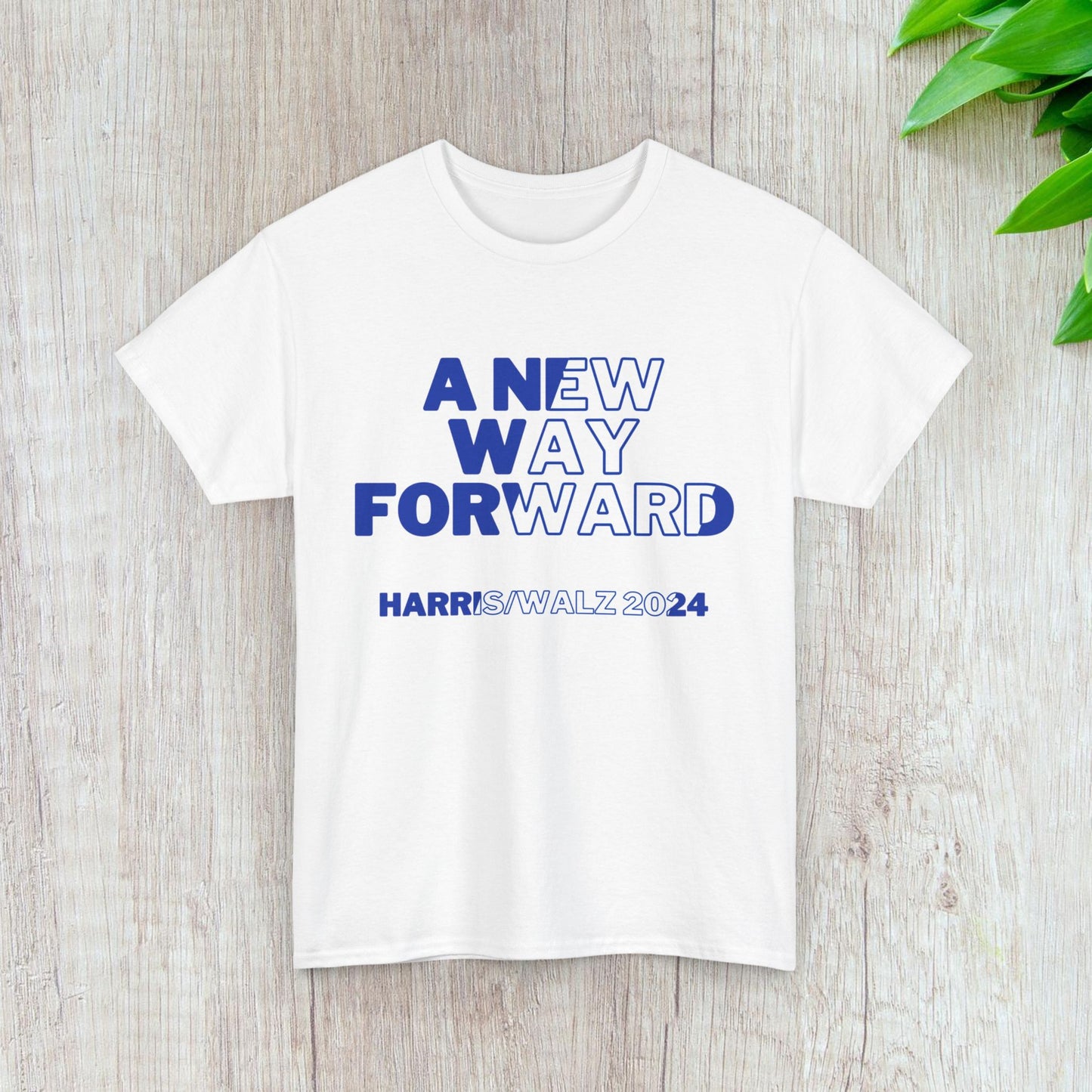 New Way Forward Shirt- We're Not Going Back Tee-  Democrat Presidential Election T-Shirt