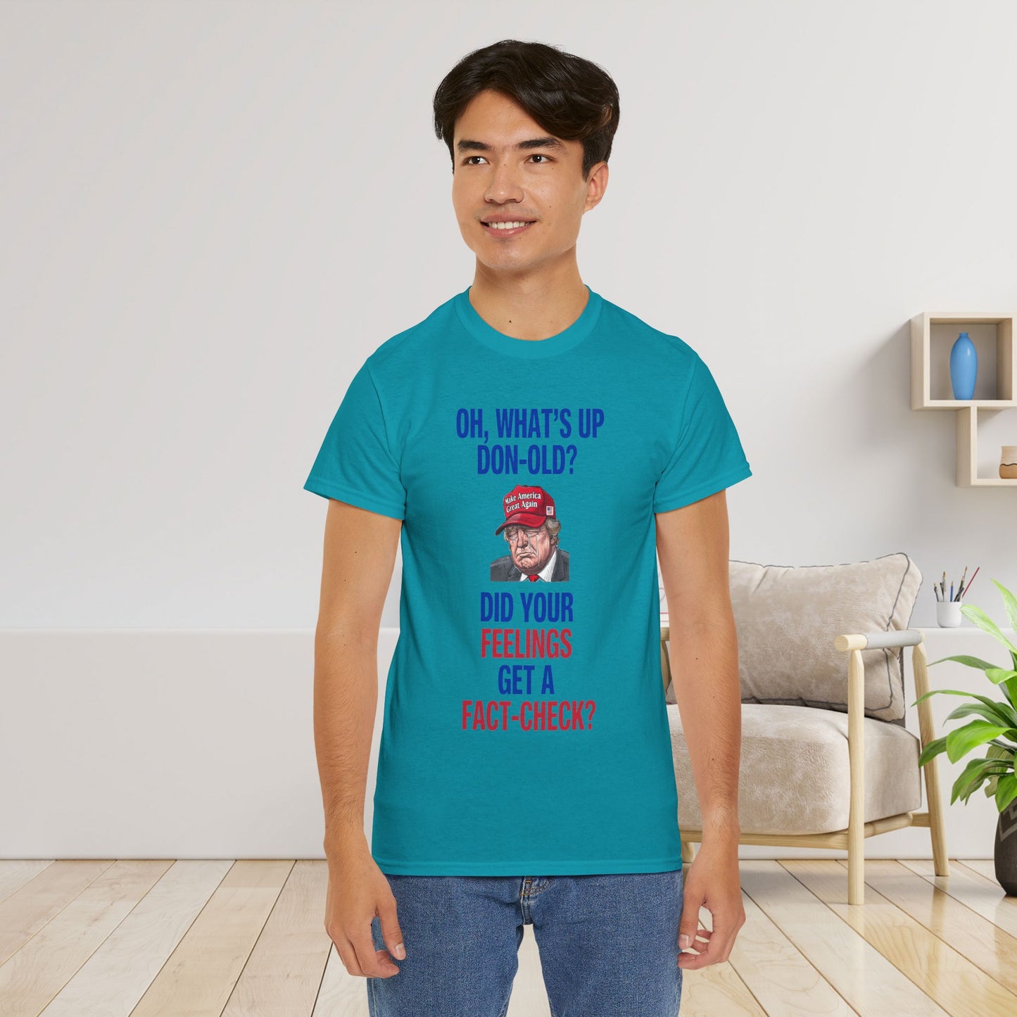 Did Your Feelings Get a Fact-Check? Shirt- Humorous Anti-Fascism Tee-  Democrat Presidential Election T-Shirt