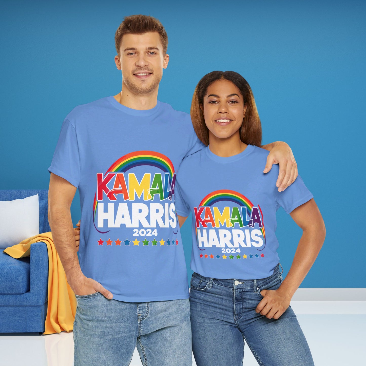 LGBTQ+ for Kamala Shirt- Queers for Kamala Tee-  Democrat Presidential Election T-Shirt