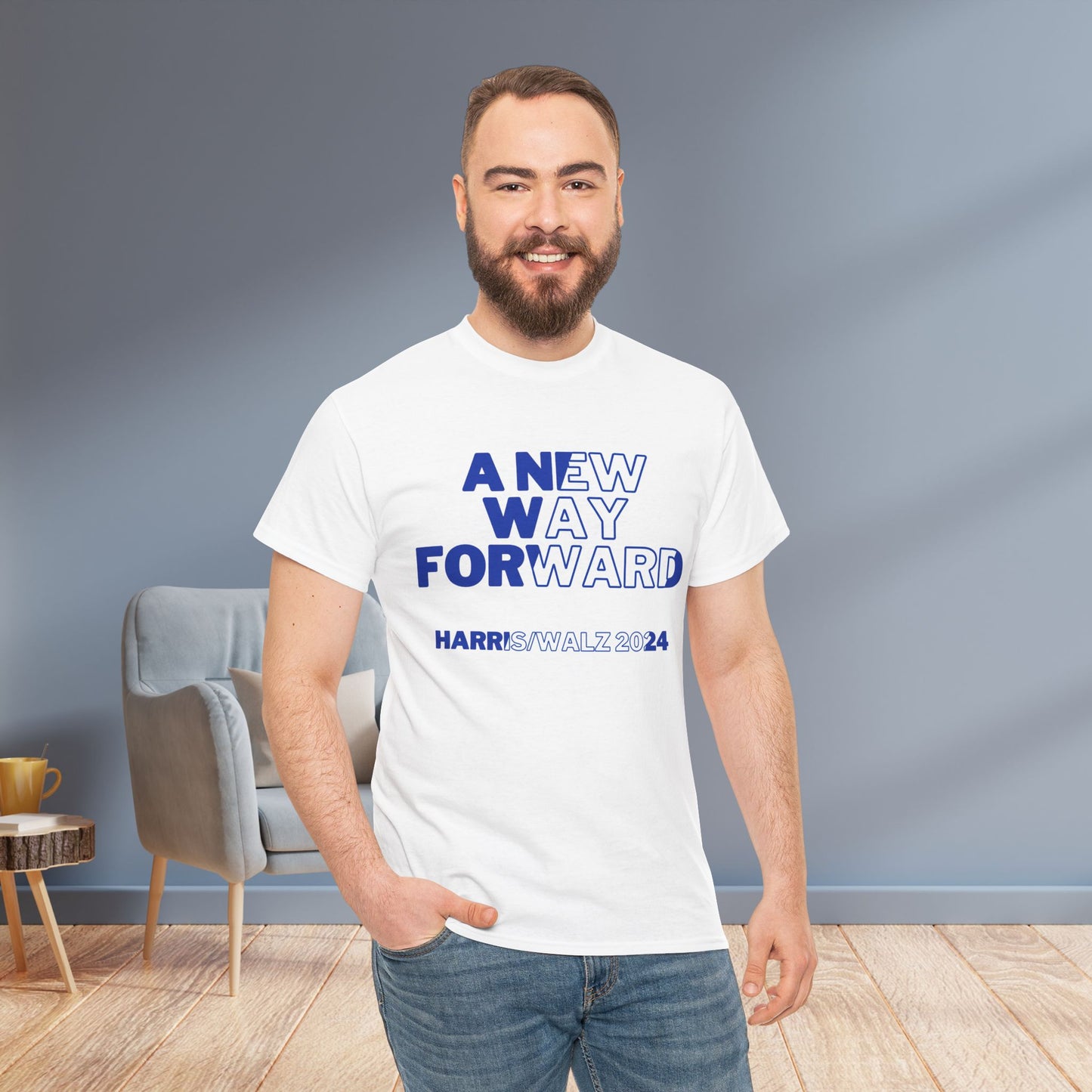 New Way Forward Shirt- We're Not Going Back Tee-  Democrat Presidential Election T-Shirt