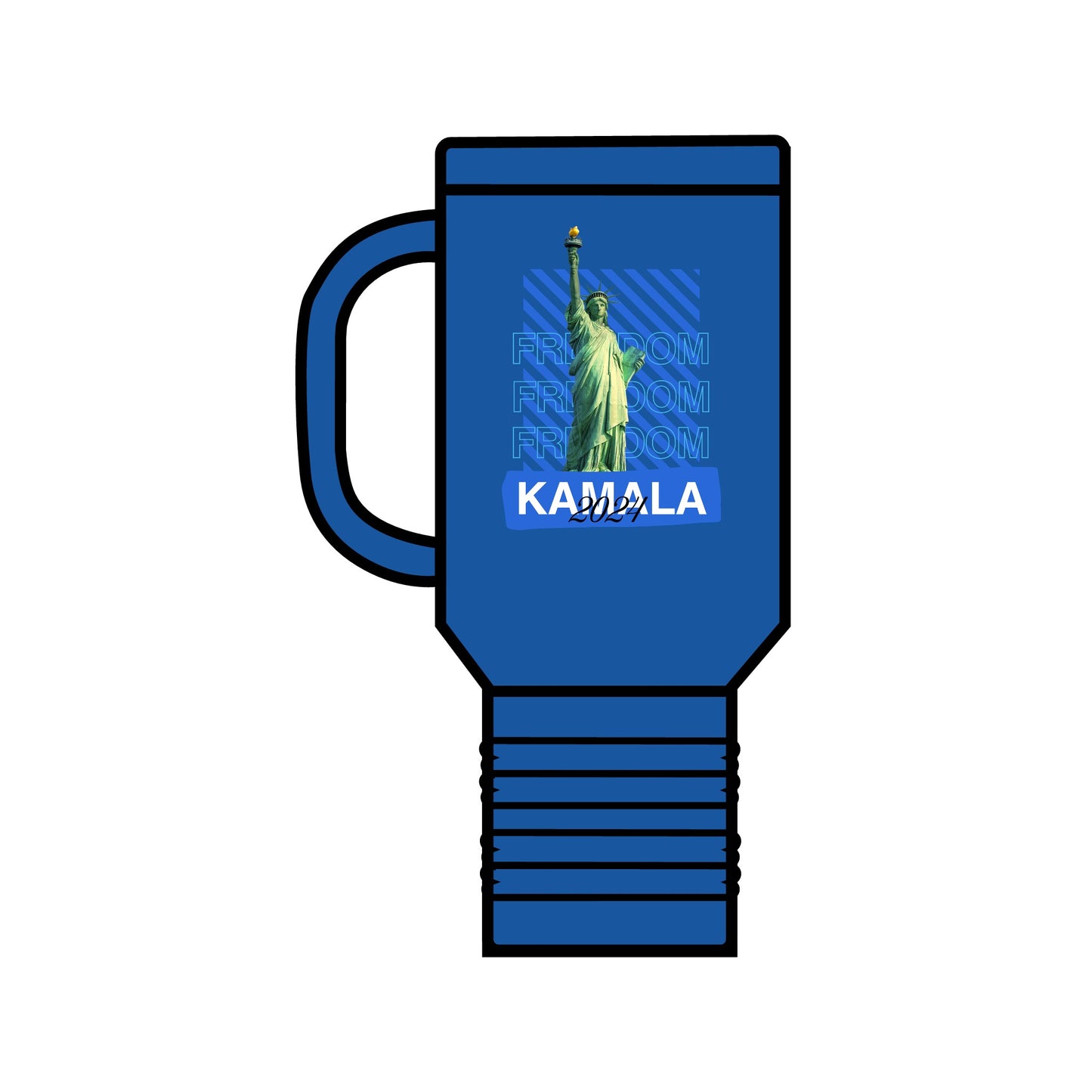 Travel Mug - Statue of Liberty Freedom Kamala 2024