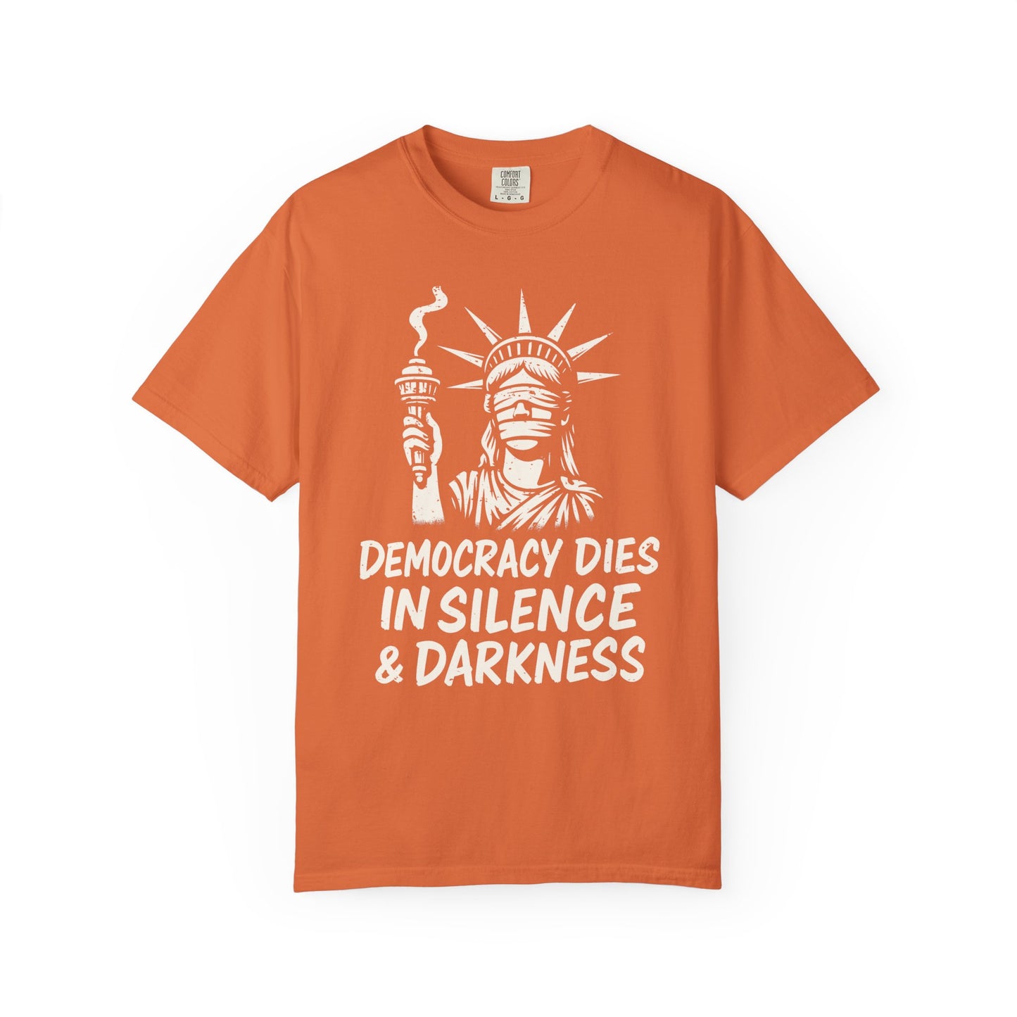 Protest Shirt Extinguished Liberty Tee Social Justice T-Shirt Anti-Trump Merch Comfort Colors Anti-Fascism Resistance Gear Protest Apparel