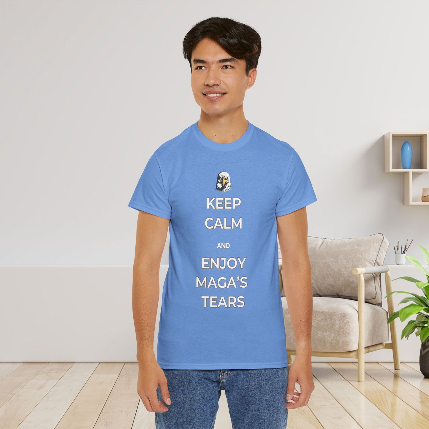 Keep Calm and Enjoy MAGA's Tears Shirt- Harris Walz Tee-  Democrat Presidential Election T-Shirt