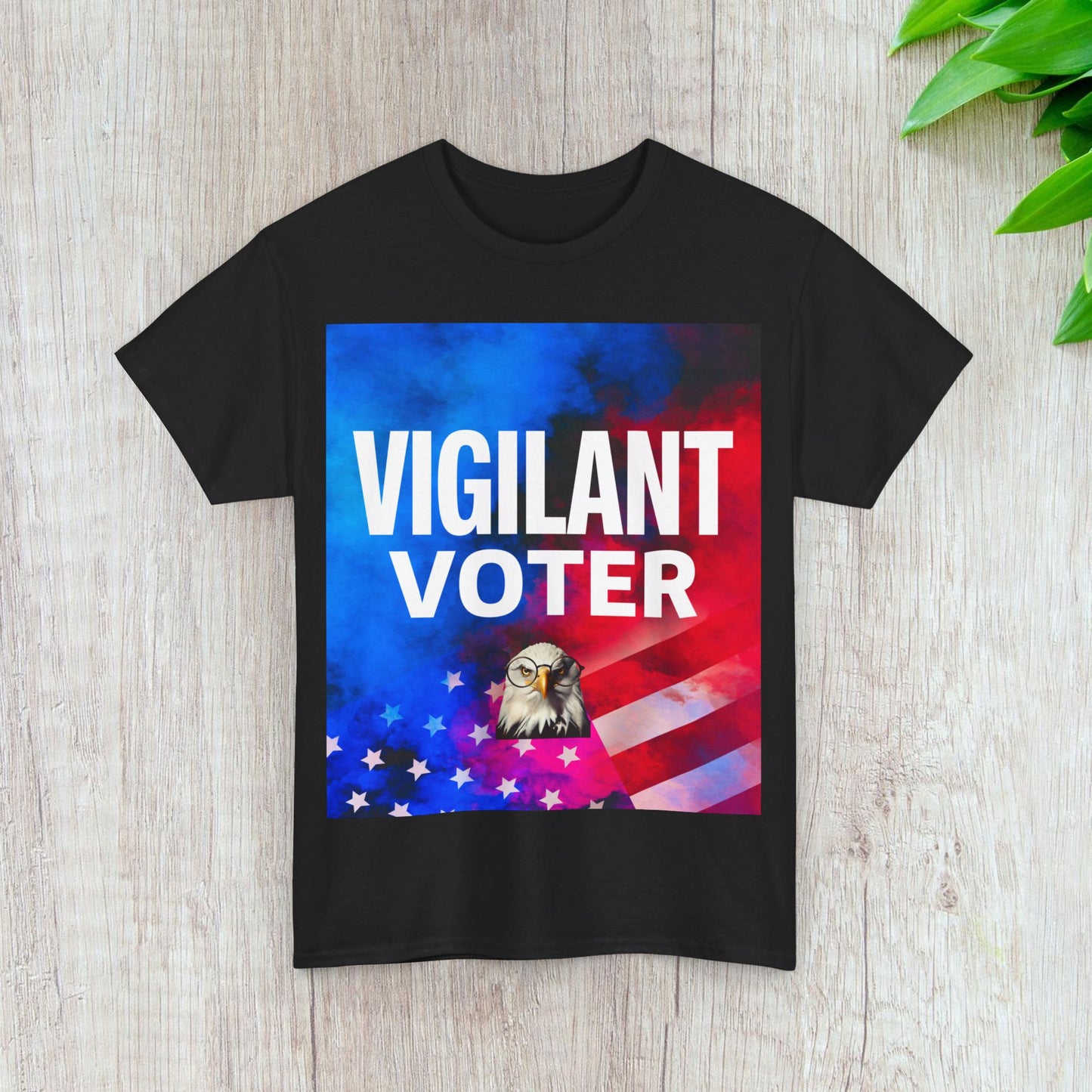 Vigilant Voter Shirt- Vote Blue Save Democracy Tee- Democrat Presidential Election T-Shirt