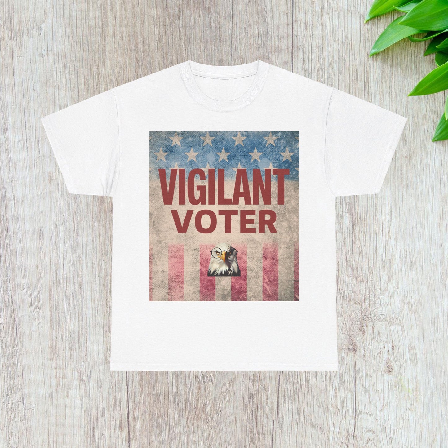 Vigilant Voter Shirt- Vote Blue Save Democracy Tee- Democrat Presidential Election T-Shirt