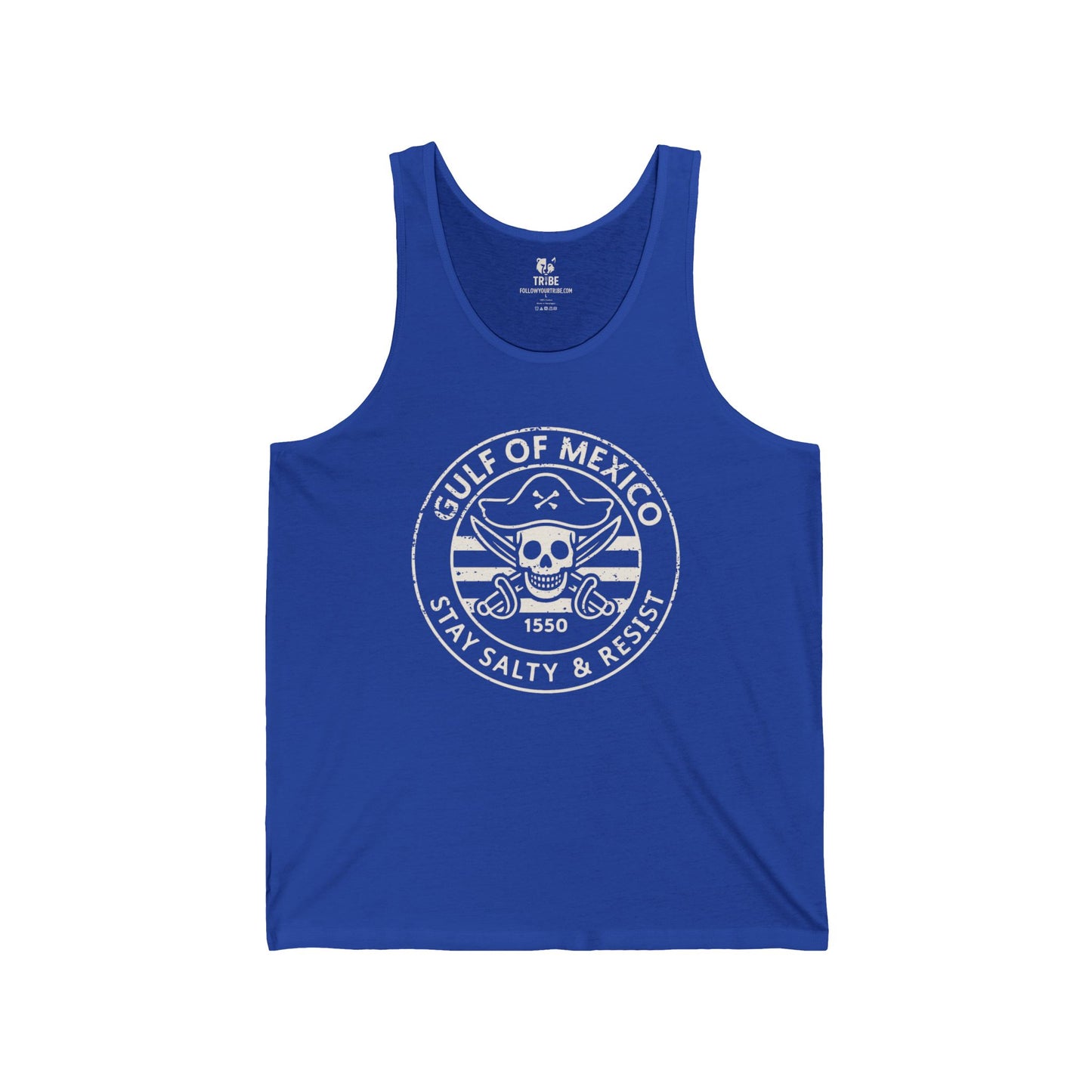 Gulf of Mexico Pirate Resist Shirt Protest Tank Top Social Justice Anti-Trump Merch Anti-Fascism Gear Resistance Tank Top Democrat Apparel