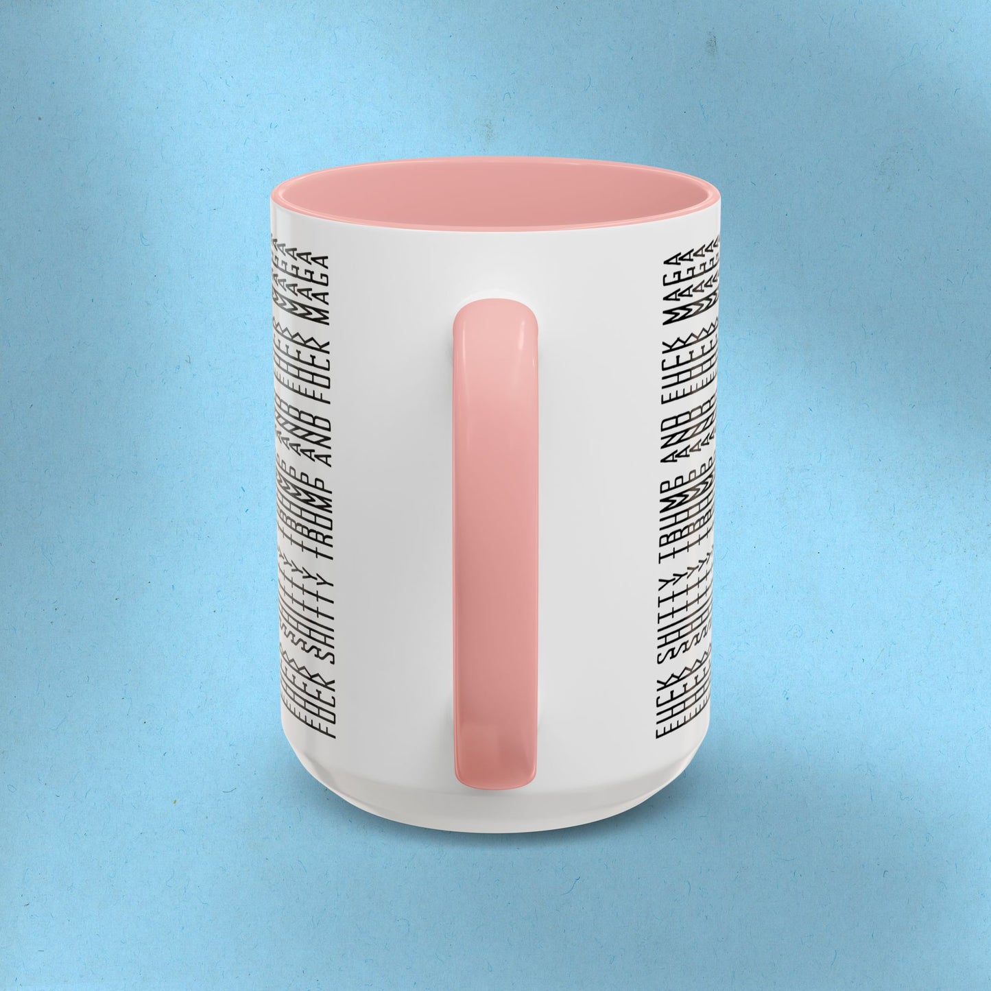 FDT Mug Hidden Message Mug Fuck Shitty Trump and Fuck Maga Coffee Cup FDT Ceramic Cup Foxtrot Delta Tango Anti-Fascism Anti-Trump Merch