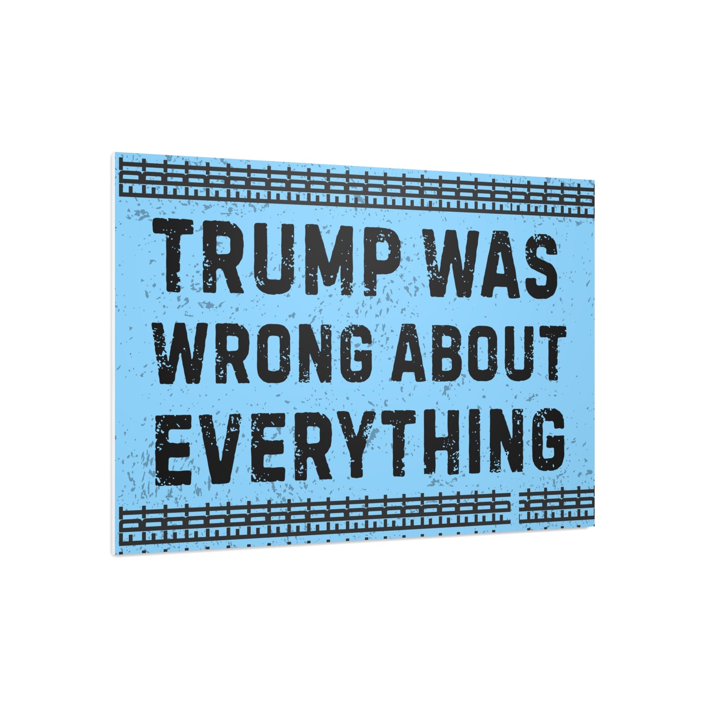 FDT Foam Board Sign Political Protest Anti Trump Resistance Fuck Donald Trump Banner Matte Dent Resistant Social Justice Protester Placard