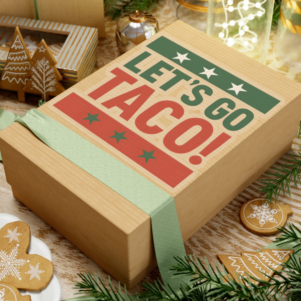 Resist Sticker Lets Go Taco Mexico Pride Anti-Trump Merch Political Decal FDT Protest Sticker Mexican Activist Anti-Fascism Resistance Decal