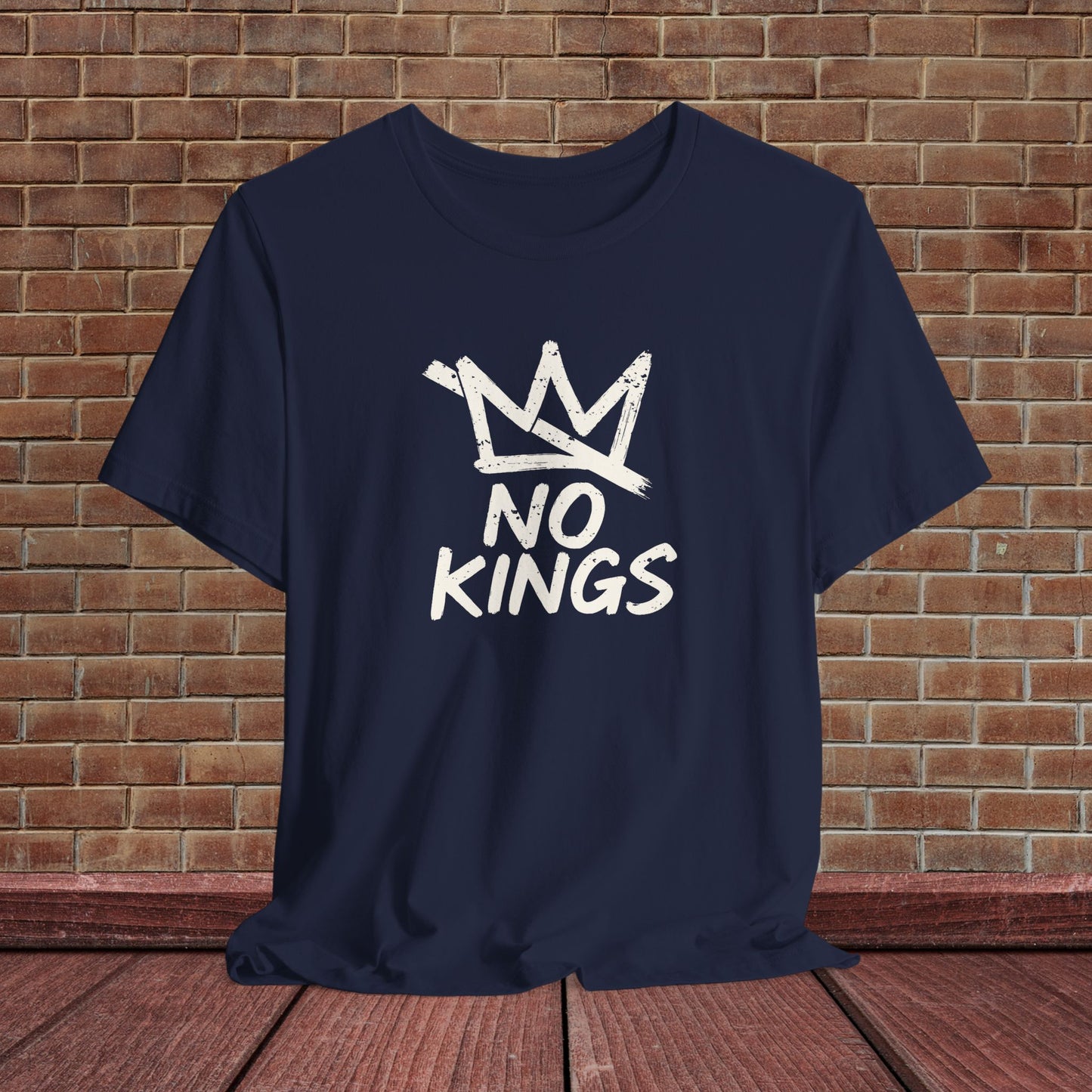 No Kings Tee No Kings in America Social Justice Shirt Protest Anti Trump Resistance Ring-Spun Cotton Protest TShirt Express Shipping