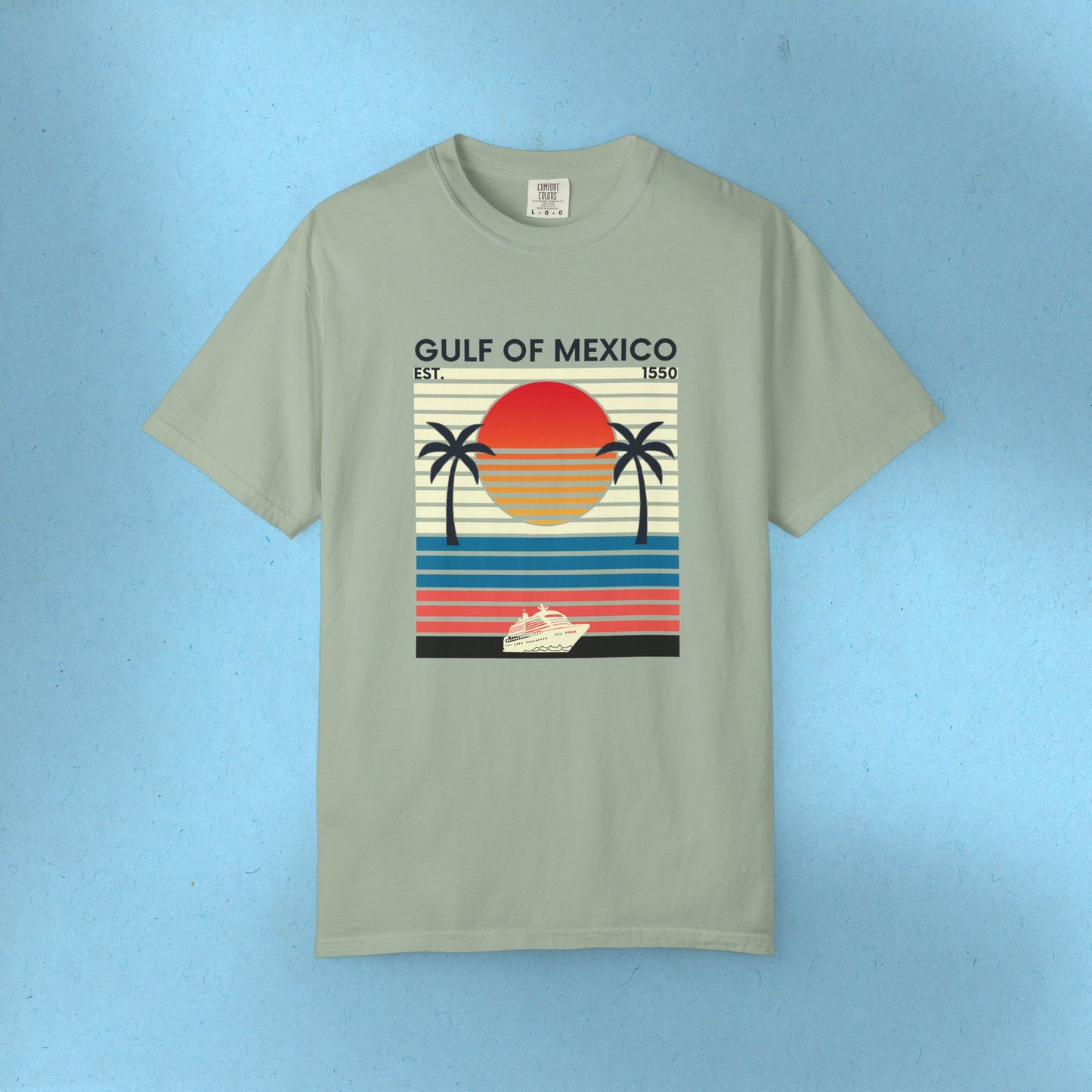 Gulf of Mexico Tee Sunset Resist T-Shirt Social Justice Shirt Comfort Colors Resistance Tee Anti Trump Protest Tshirt Democrat Apparel