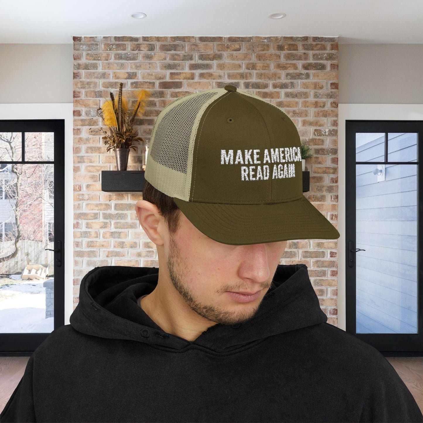 MARA Protest Cap Make America Read Again Snapback Trucker Cap Banned Books Anti-Fascism Embroidery Hat Social Justice Resist Gear Anti-Trump