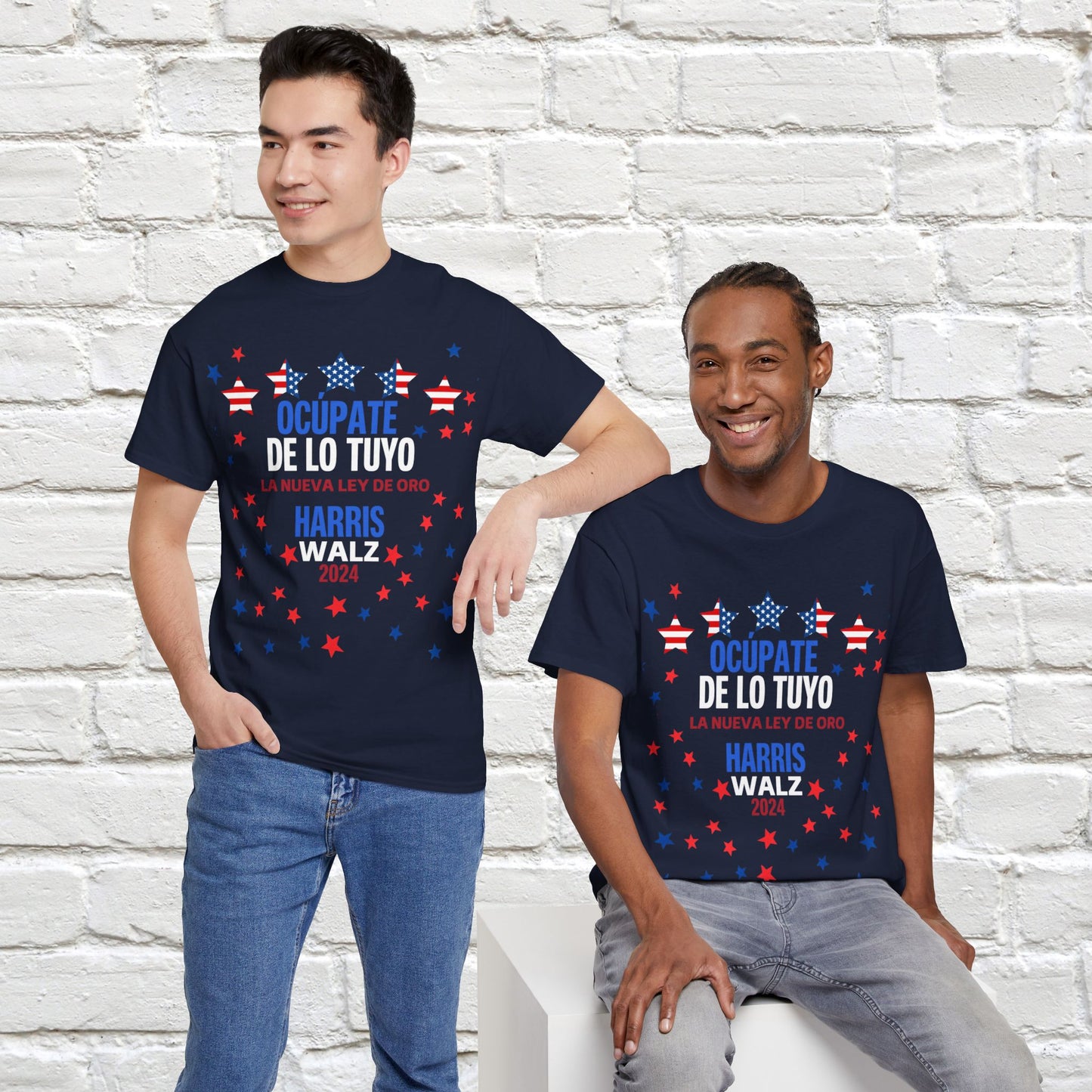 Ocúpate De Lo Tuyo Shirt- Harris/Walz 2024 T-Shirt in Spanish-  Democrat Presidential Election Tee