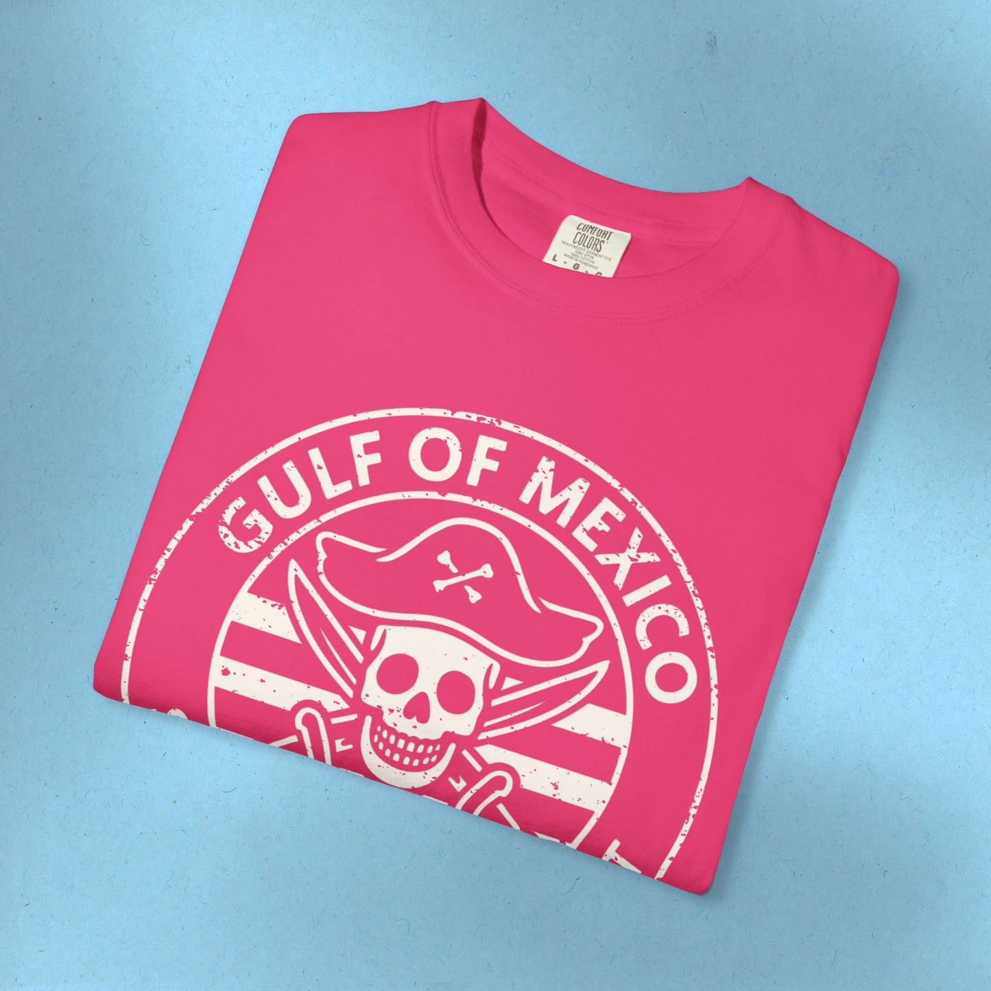 Gulf of Mexico Tee Pirate Protest Shirt Social Justice Shirt Cotton Comfort Colors Resistance Anti Trump Resist TShirt Democrat Apparel