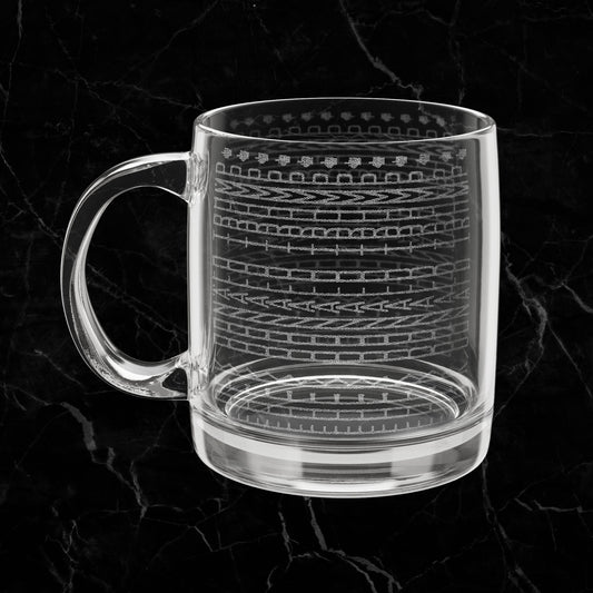 FDT Glass Cup Hidden Message Mug Fuck Donald Trump Engraved 12oz Foxtrot Delta Tango Political Anti-Fascism Protest Coffee Cups