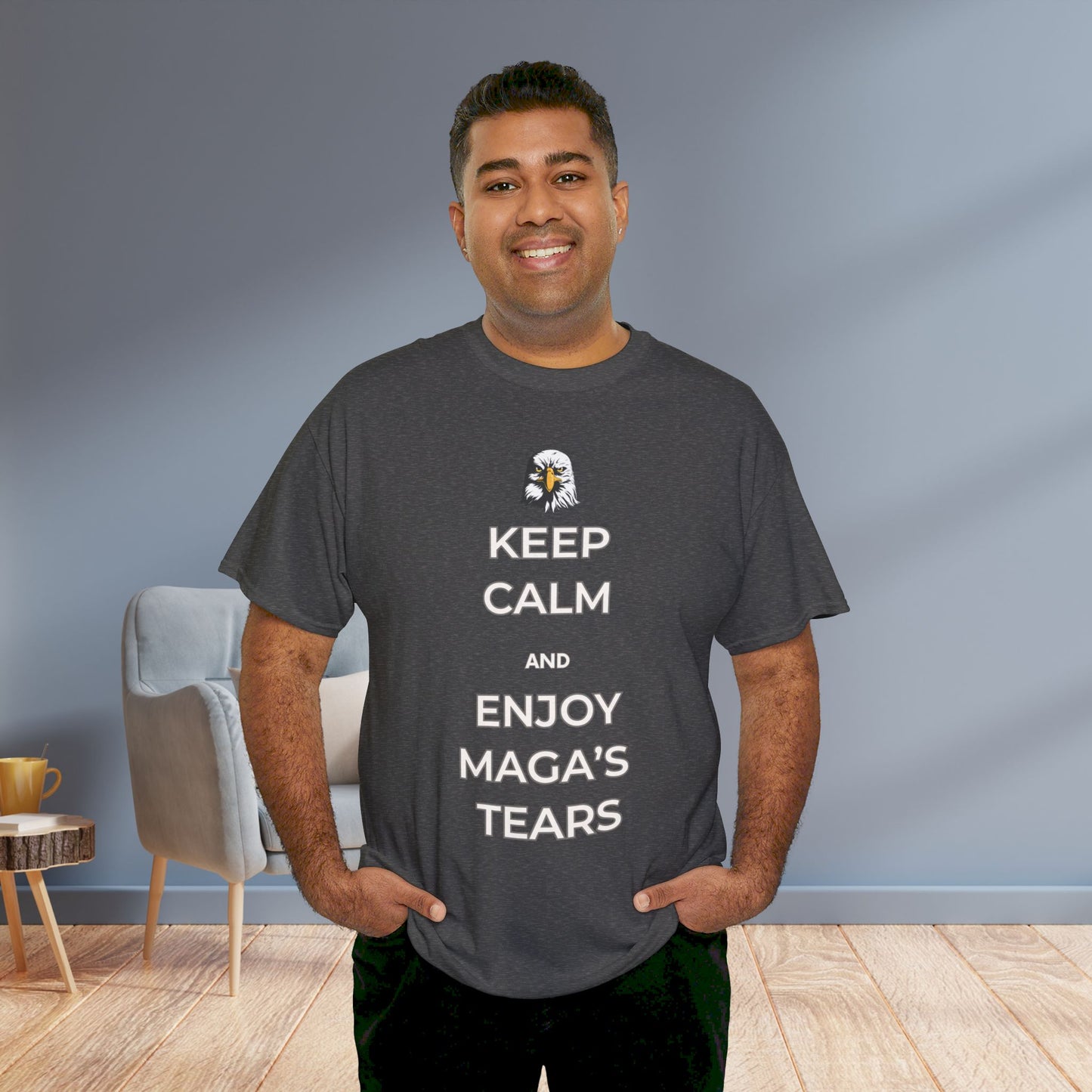 Keep Calm and Enjoy MAGA's Tears Shirt- Harris Walz Tee-  Democrat Presidential Election T-Shirt