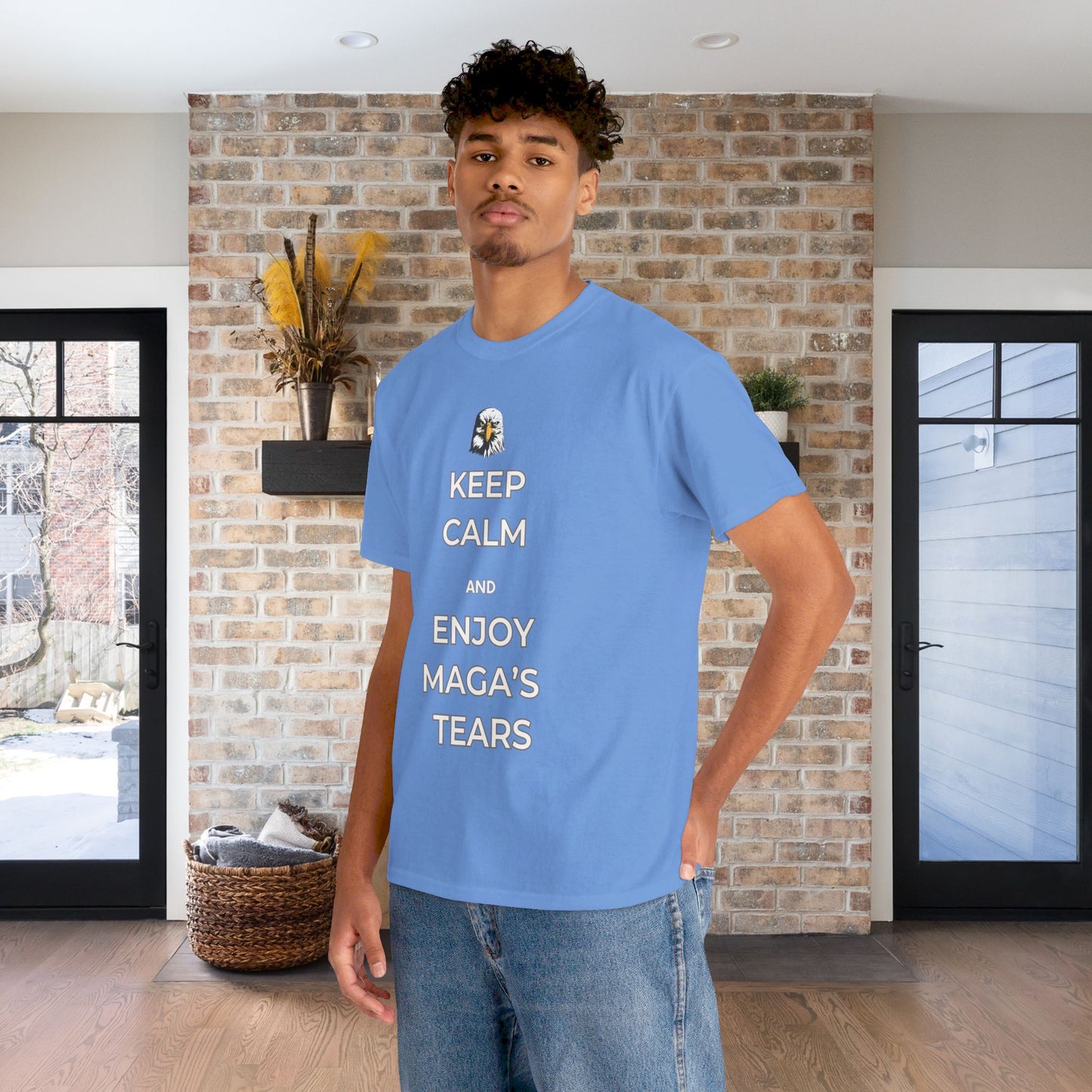 Keep Calm and Enjoy MAGA's Tears Shirt- Harris Walz Tee-  Democrat Presidential Election T-Shirt