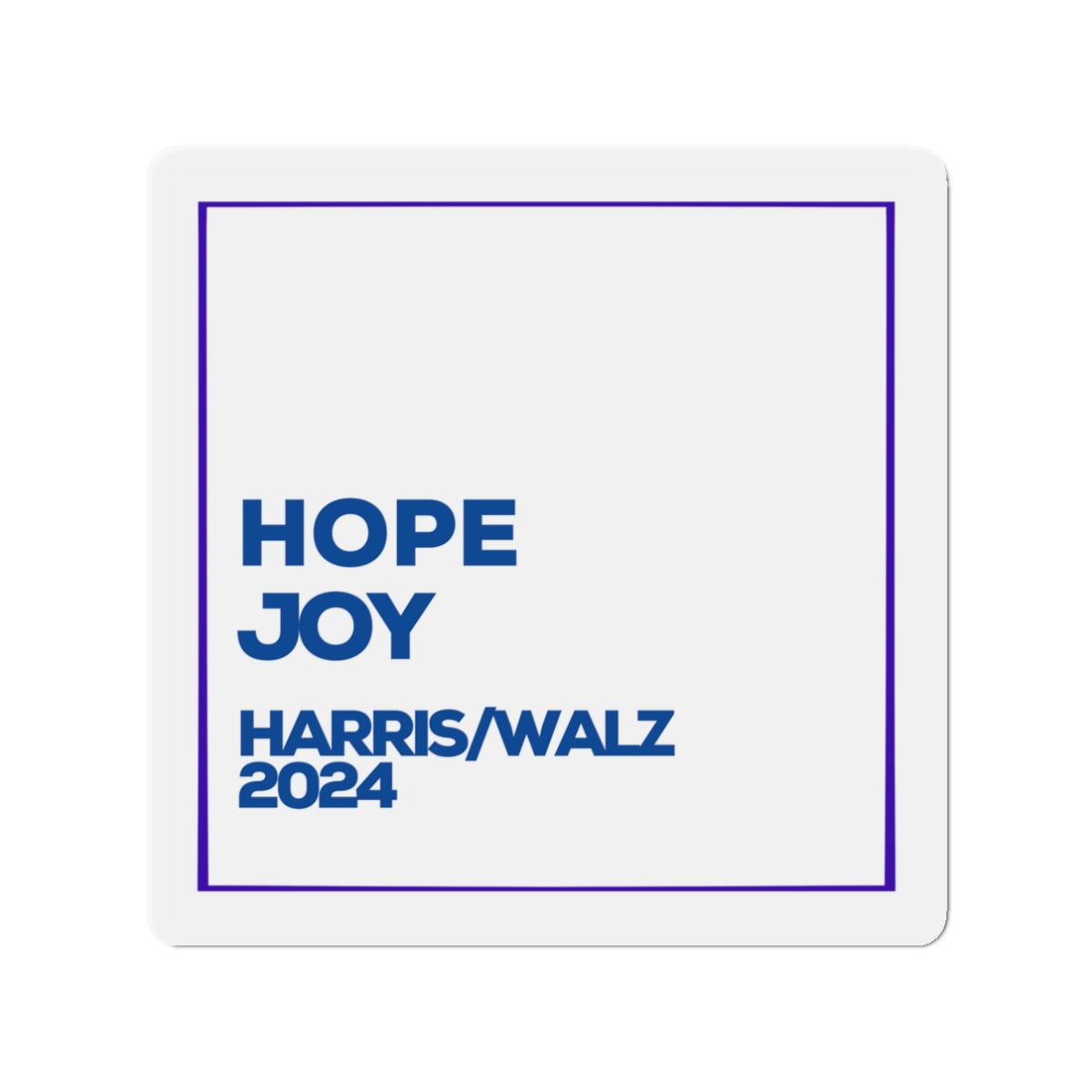 Hope and Joy Car Magnet - Harris/Walz 2024 Magnet