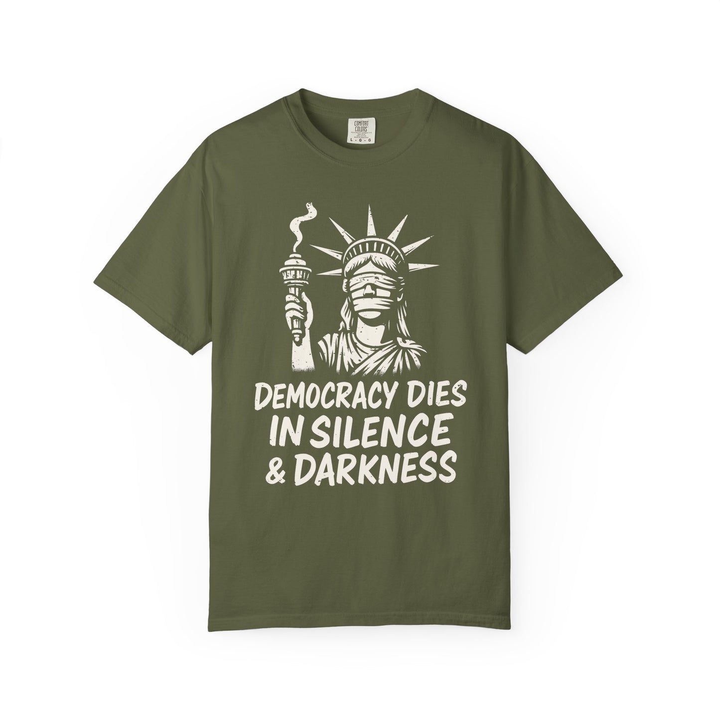Protest Shirt Extinguished Liberty Tee Social Justice T-Shirt Anti-Trump Merch Comfort Colors Anti-Fascism Resistance Gear Protest Apparel