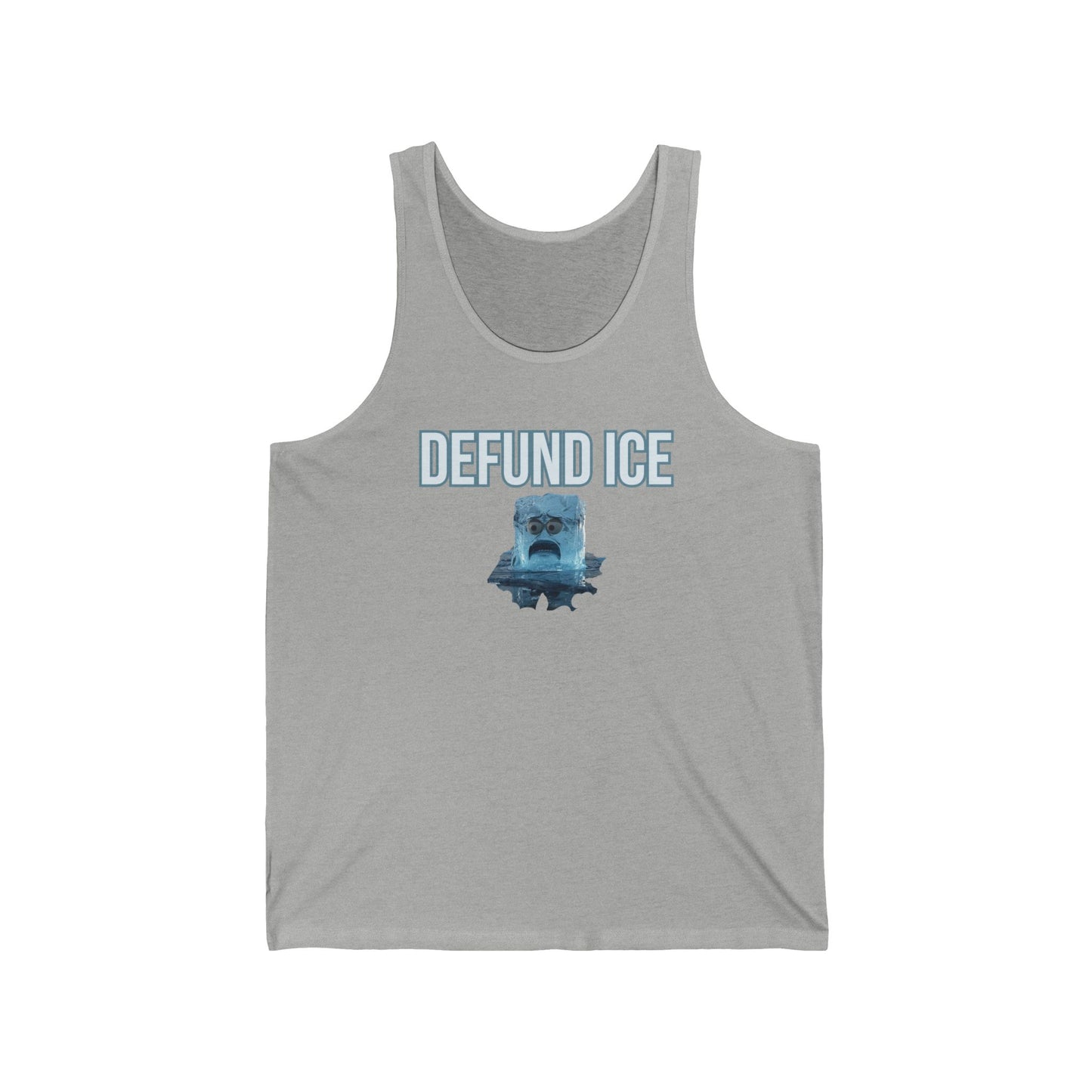 Defund Ice Shirt Protest Tank Top Foxtrot Delta Tango Fck Donald Trump Social Justice Anti-Fascism Abolish Icestapo Sleeveless TShirt Cotton
