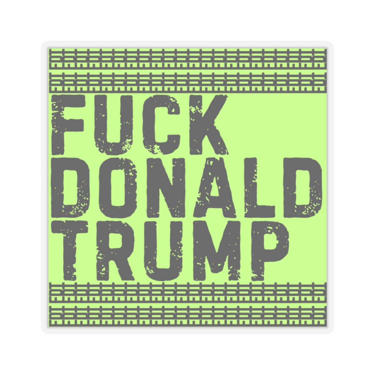 Resist Sticker Anti-Trump Merch FDT Fuck Donald Trump Foxtrot Delta Tango Political Decal Protest Sticker Activist Anti-Fascism Resist Decal