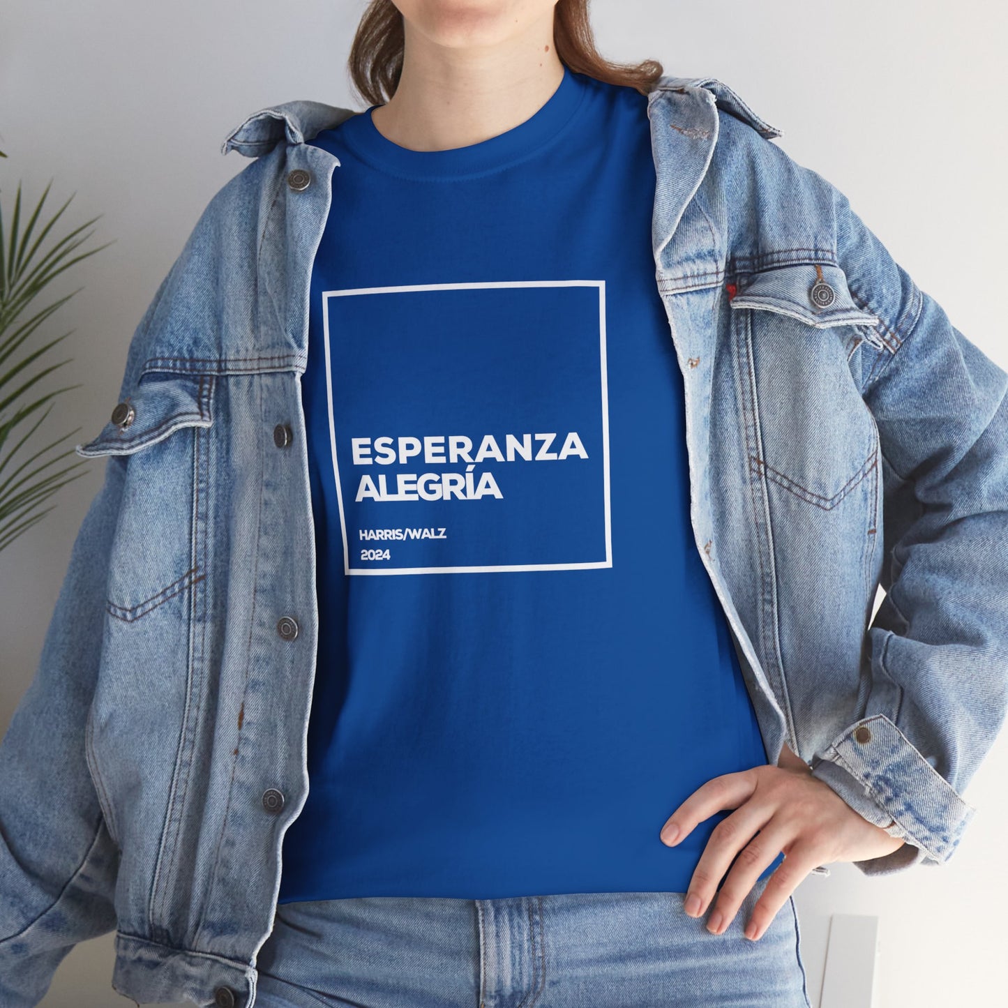 Esperanza y Alegría Shirt- Harris/Walz 2024 T-Shirt in Spanish-  Democrat Presidential Election Tee