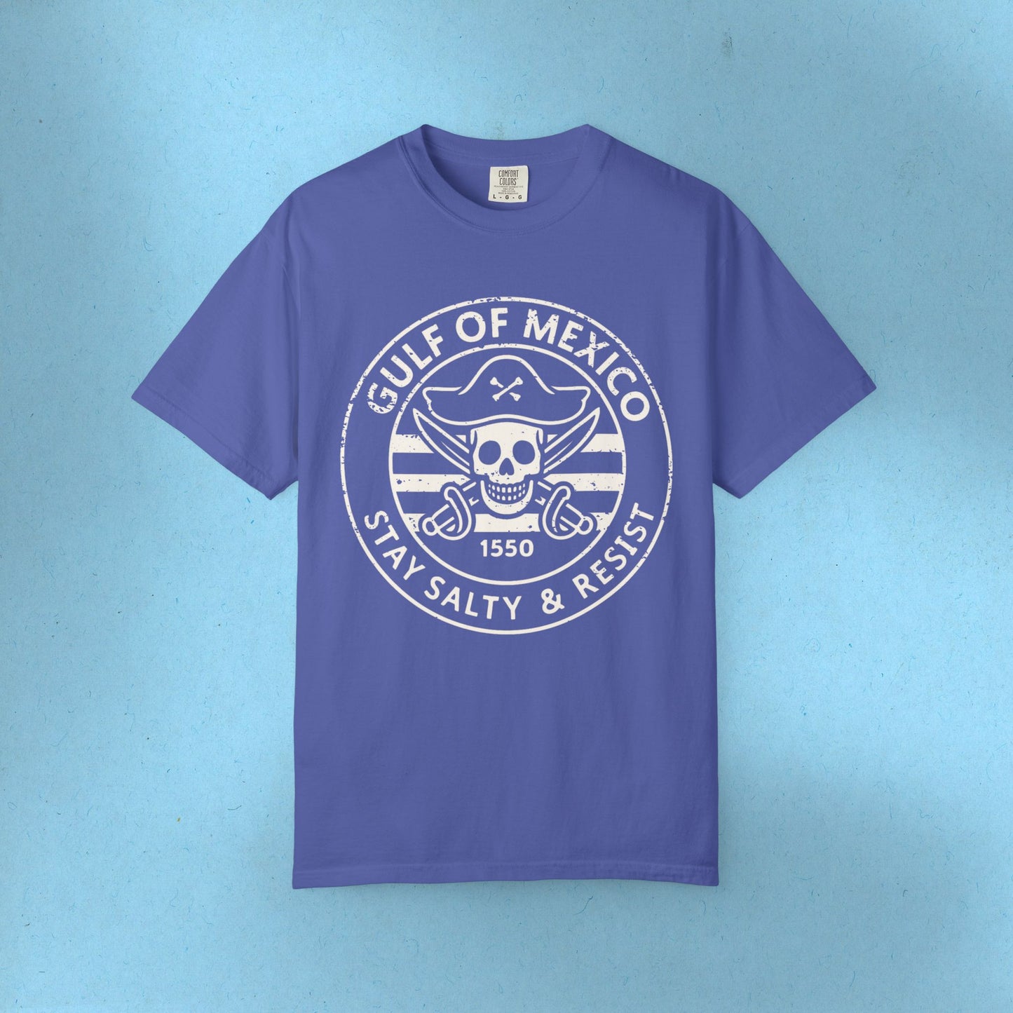 Gulf of Mexico Tee Pirate Resist T-Shirt Social Justice Shirt Comfort Colors Resistance Tee Anti Trump Protest TTshirt Democrat Apparel