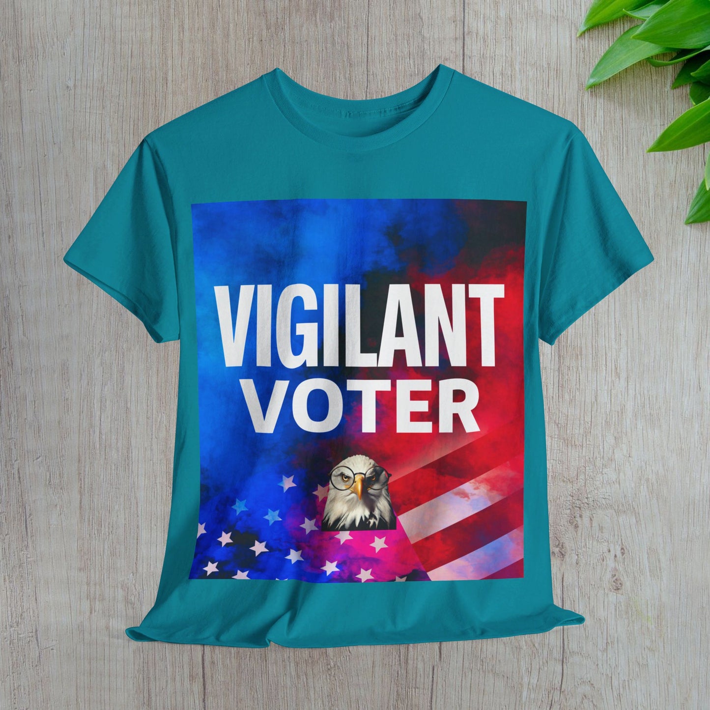 Vigilant Voter Shirt- Vote Blue Save Democracy Tee- Democrat Presidential Election T-Shirt