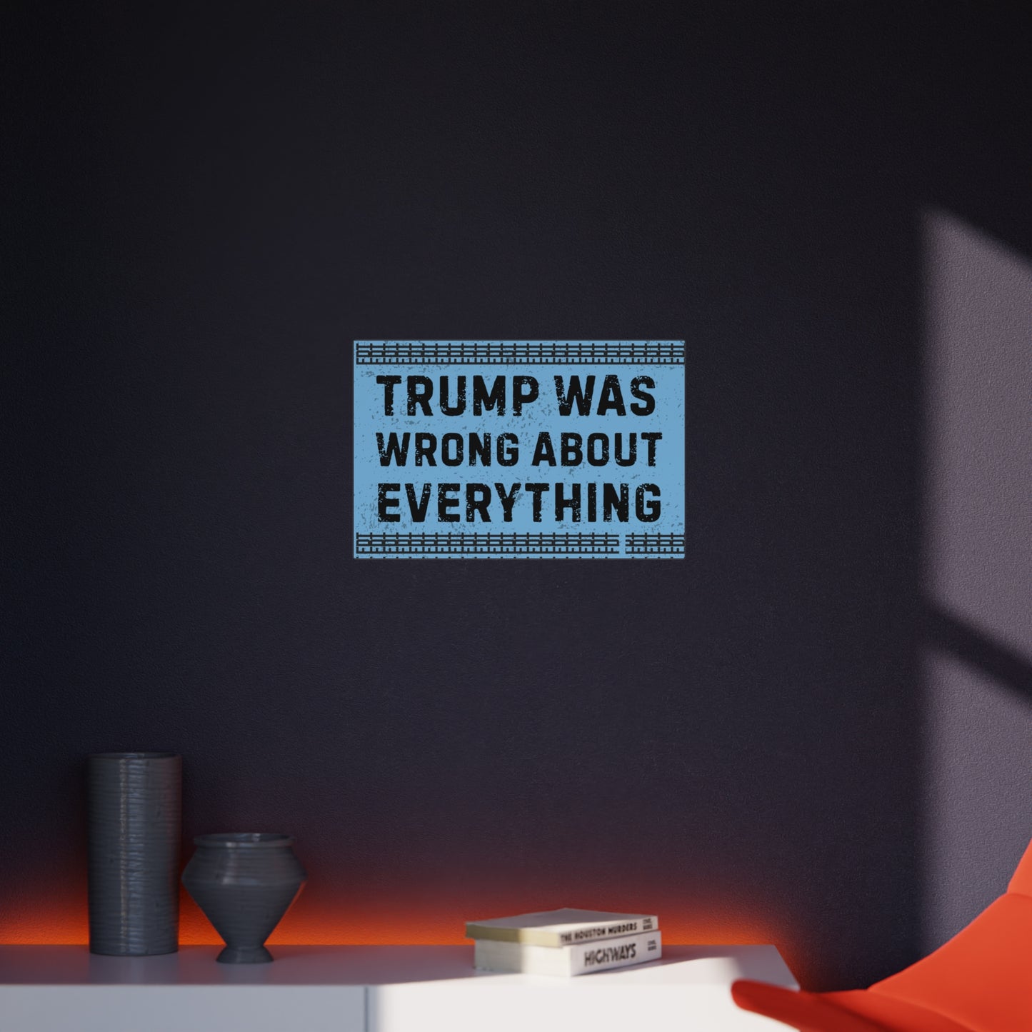 FDT Foam Board Sign Political Protest Anti Trump Resistance Fuck Donald Trump Banner Matte Dent Resistant Social Justice Protester Placard