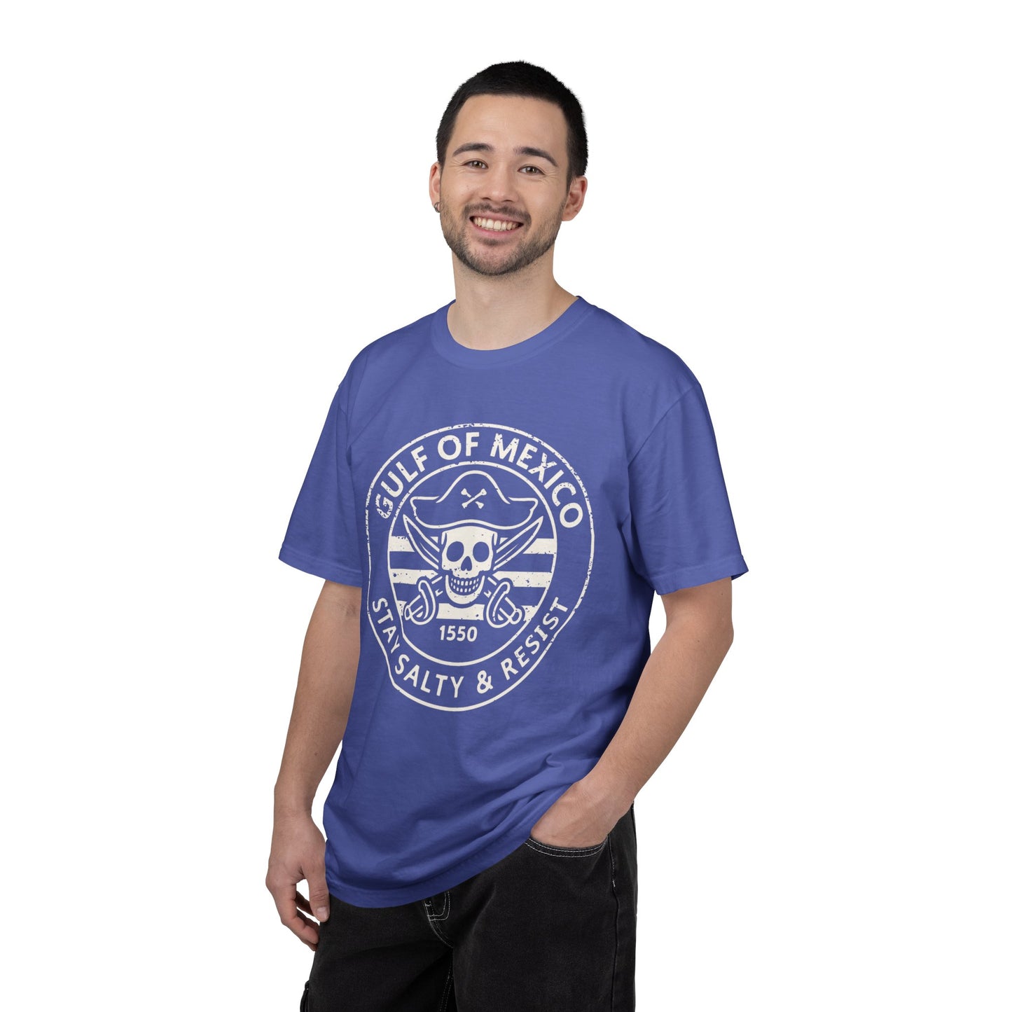 Gulf of Mexico Tee Pirate Protest Shirt Social Justice Shirt Cotton Comfort Colors Resistance Anti Trump Resist TShirt Democrat Apparel