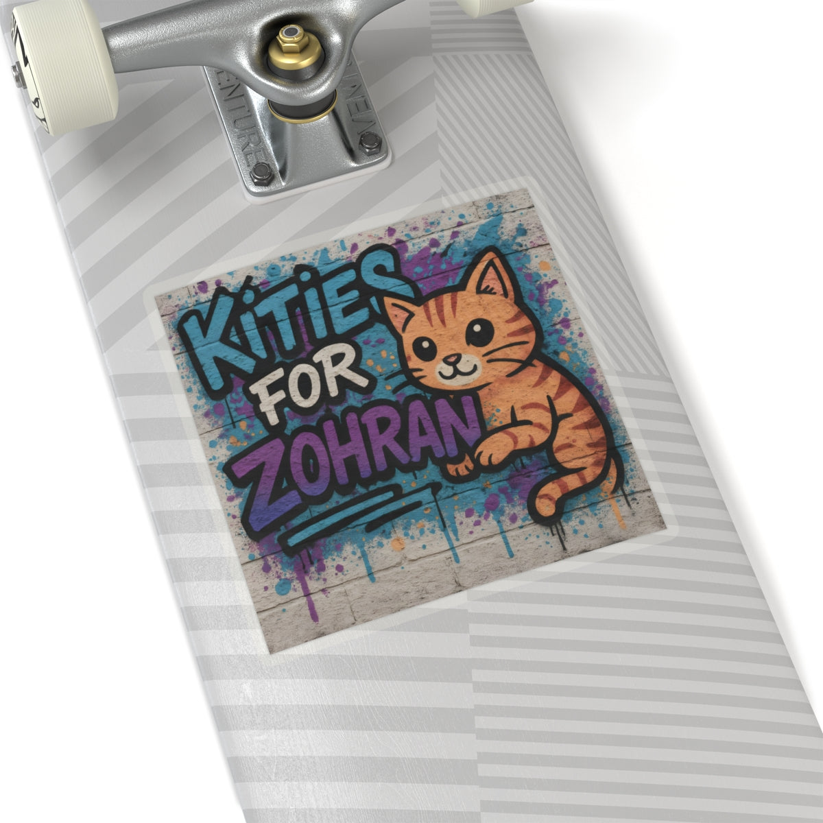 Political Sticker Kitties for Zohran Mamdani Merch NYC New York City Mayor 2025 Decal FDT Anti-Fascism Resistance Decal Social Democrat
