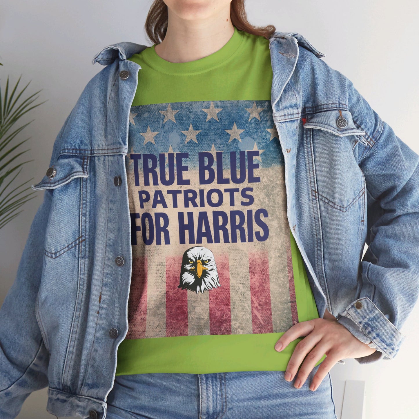 True Blue Patriots for Harris Shirt- Save Democracy Tee- Democrat Presidential Election T-Shirt