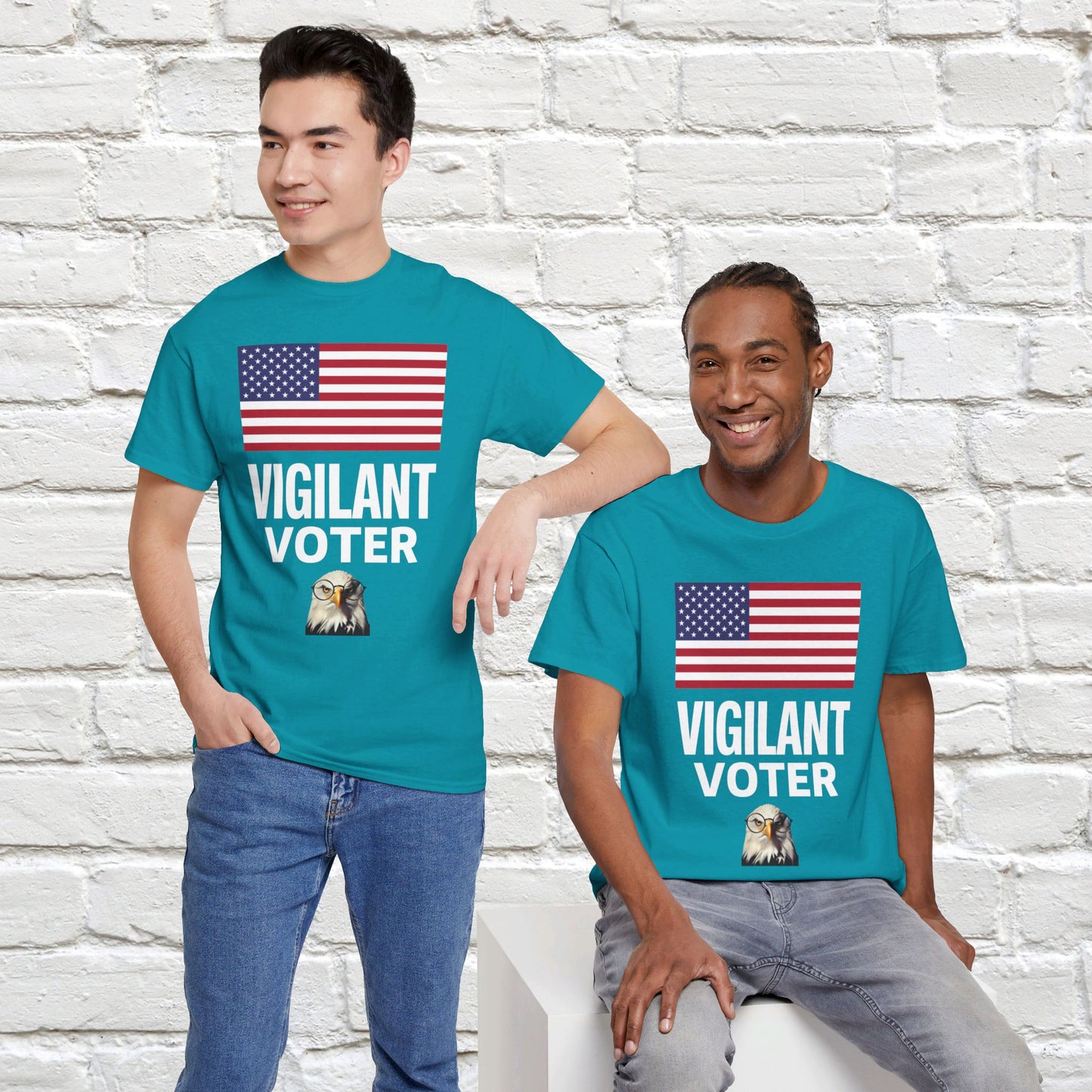 Vigilant Voter Shirt- Vote Blue Save Democracy Tee- Democrat Presidential Election T-Shirt