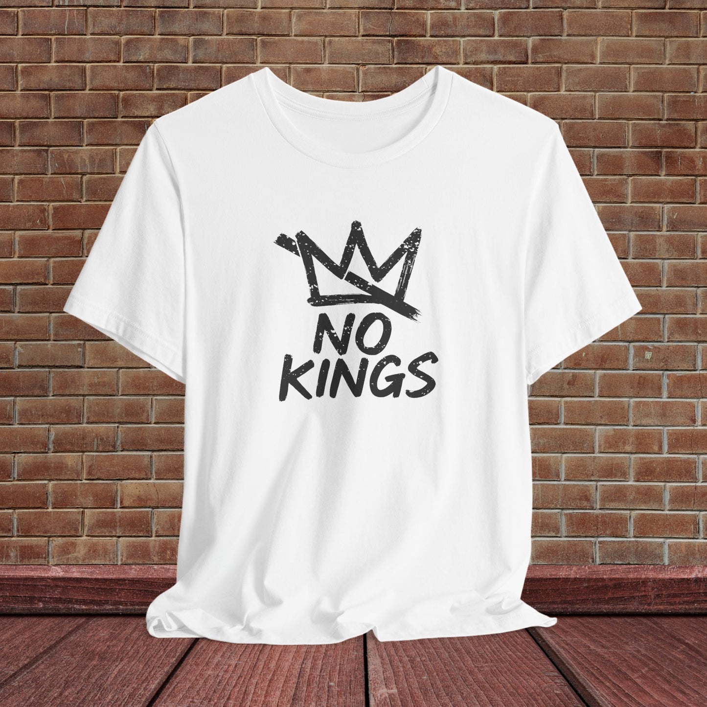 No Kings Tee No Kings in America Social Justice Shirt Protest Anti Trump Resistance Ring-Spun Cotton Protest TShirt Express Shipping