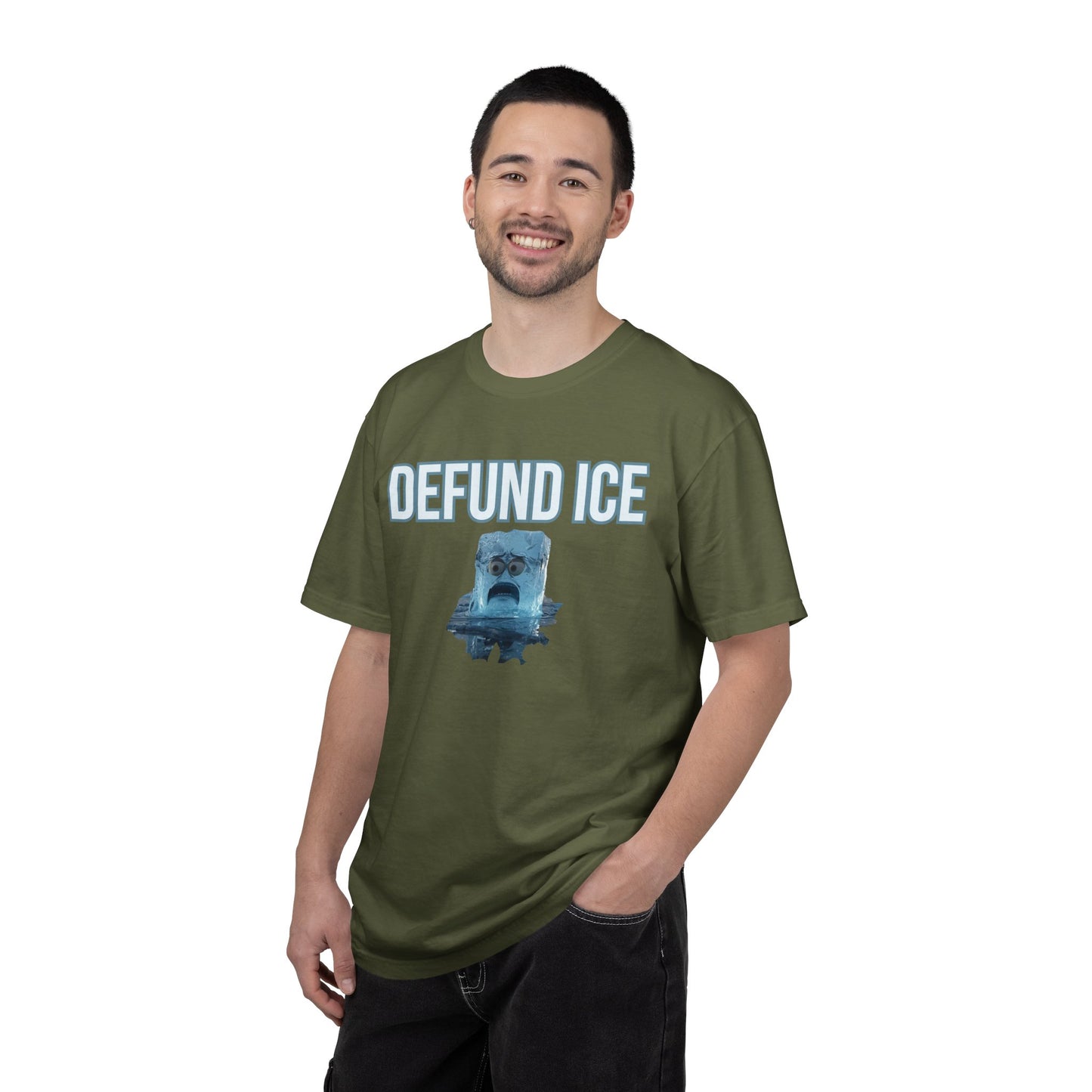 Defund ICE Tee Protest Shirt Foxtrot Delta Tango F*ck Donald Trump Anti-Fascism Abolish Icestapo Comfort Colors Ring-Spun Cotton Tshirt