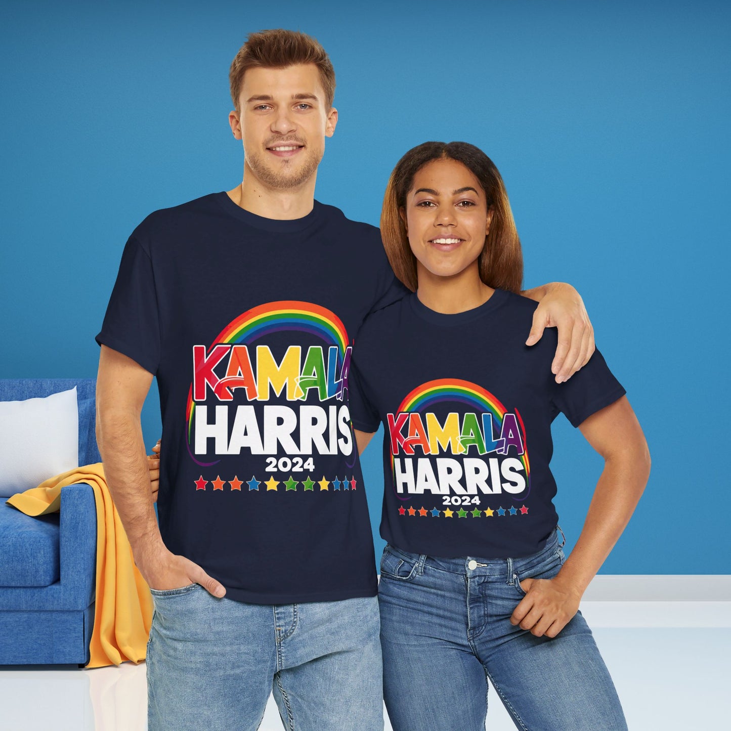 LGBTQ+ for Kamala Shirt- Queers for Kamala Tee-  Democrat Presidential Election T-Shirt