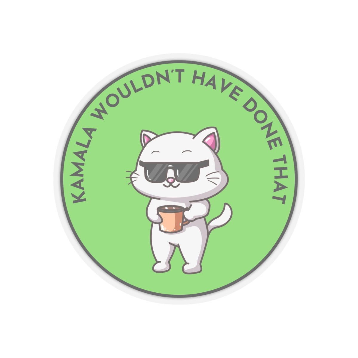 Resist Sticker Anti-Trump Merch Kamala Wouldn't Have Done That Political Decal FDT Protest Sticker Activist Anti-Fascism Resistance Decal