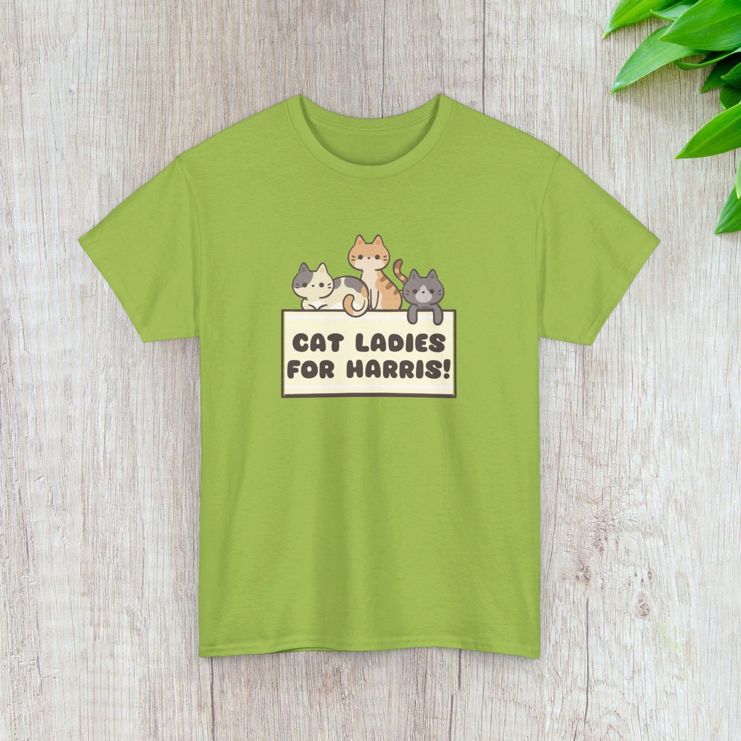 Cat Ladies for Harris Shirt- Cat Ladies Tee-  Witty Democrat Presidential Election T-Shirt