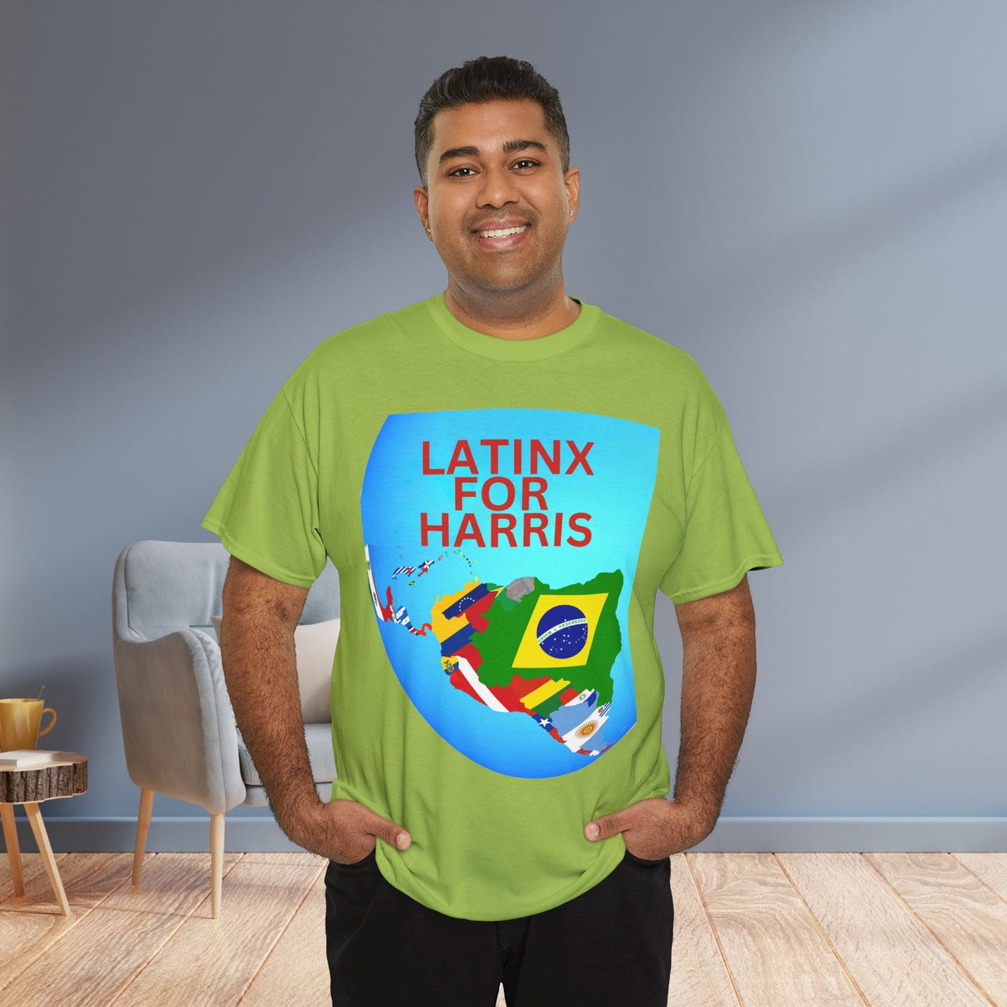 Latinx For Harris Shirt - Harris/Walz 2024 T-Shirt -  Democrat Presidential Election Tee