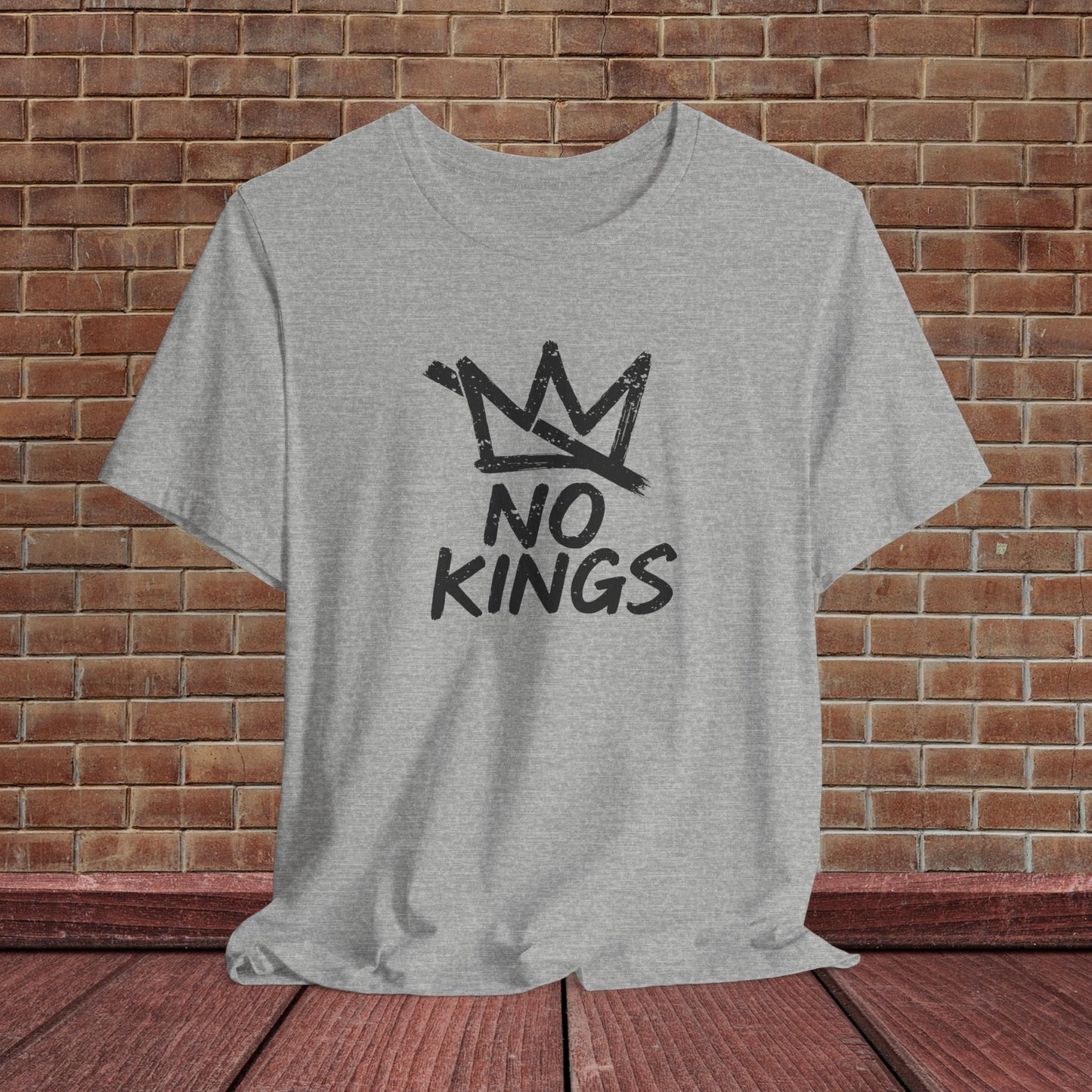 No Kings Tee No Kings in America Social Justice Shirt Protest Anti Trump Resistance Ring-Spun Cotton Protest TShirt Express Shipping